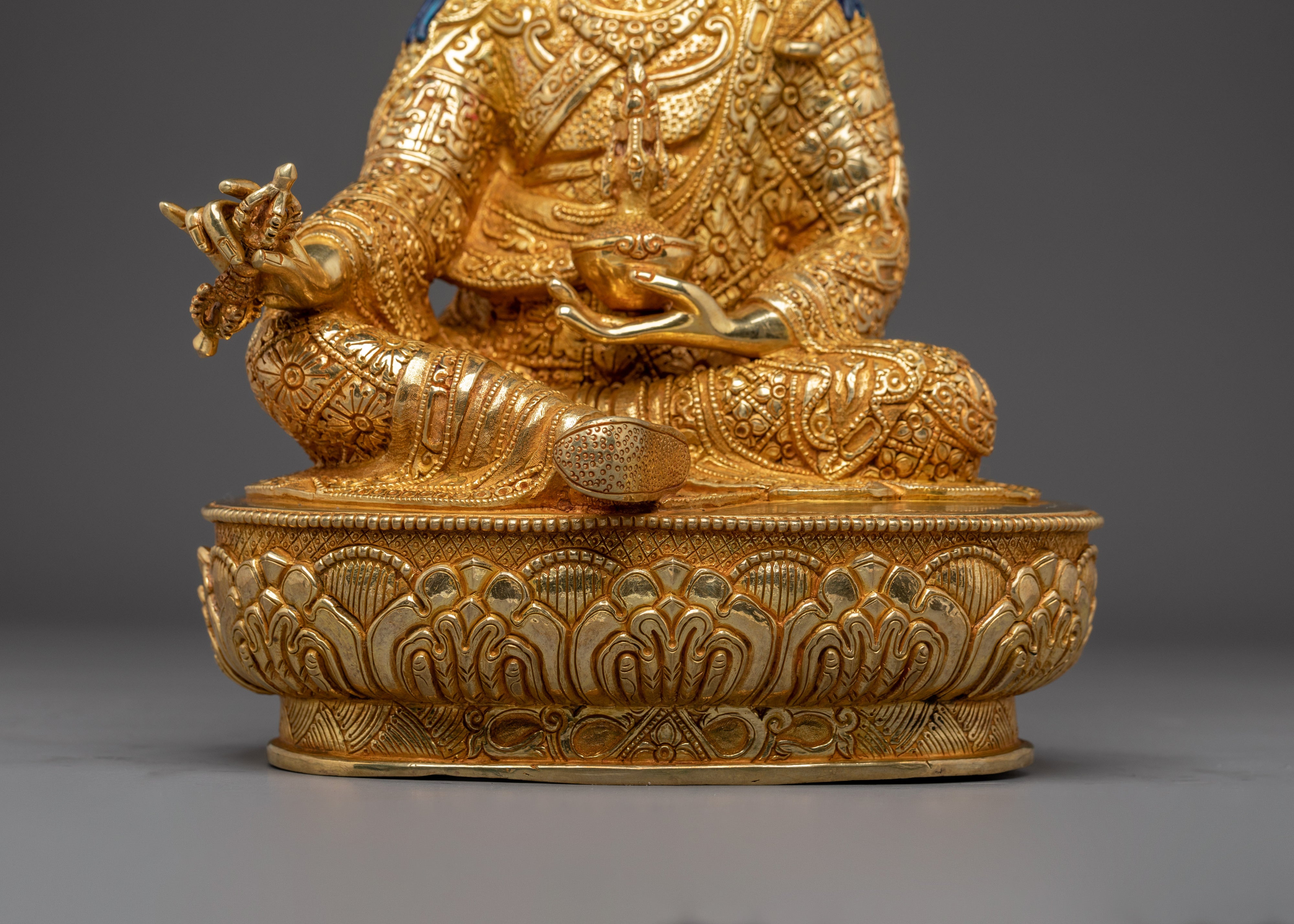 Guru Rinpoche, Founder of Vajrayana | Handcrafted Icon of Enlightened Power