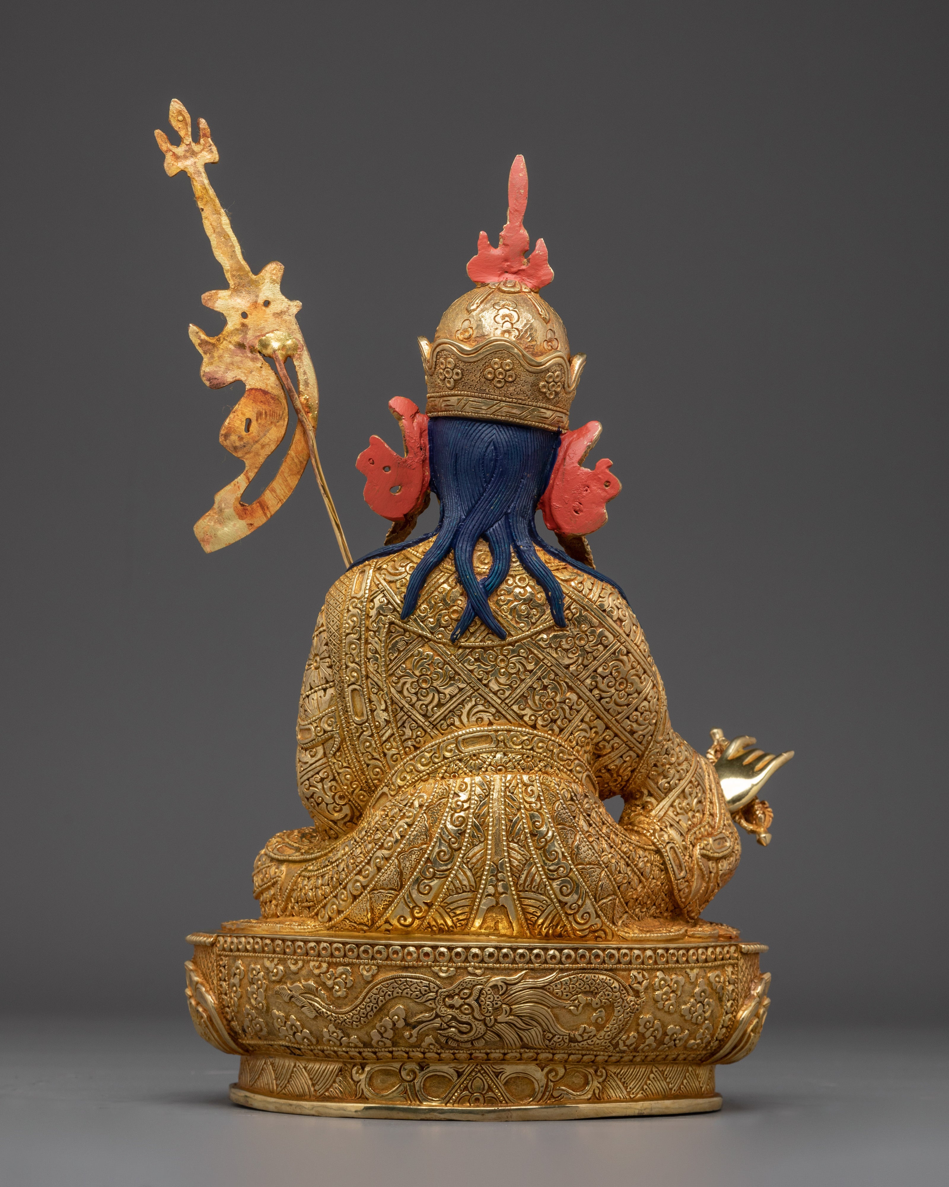 Guru Rinpoche, Founder of Vajrayana | Handcrafted Icon of Enlightened Power