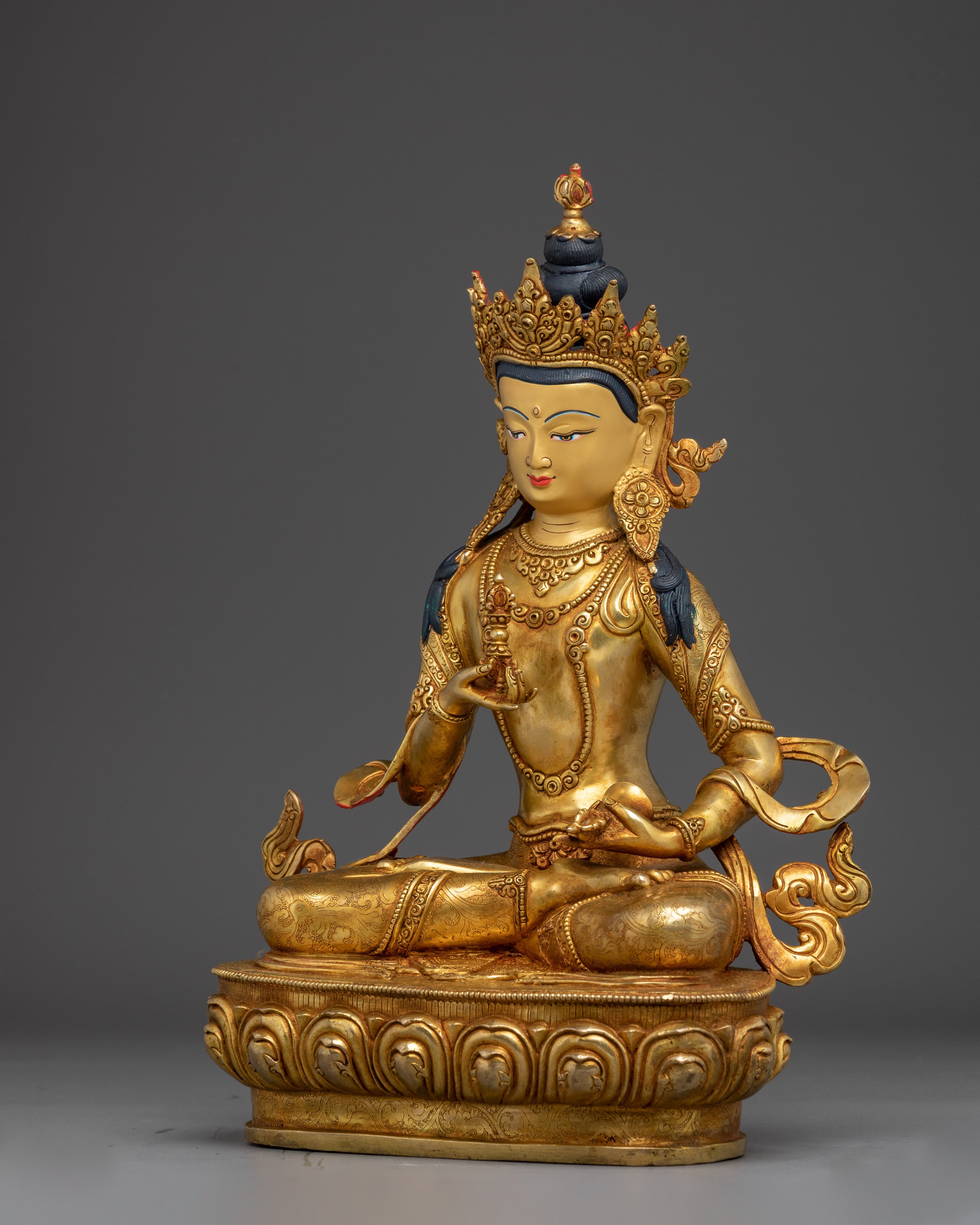 Tibetan Vajrasattva Icon | Sacred Bodhisattva of Purity