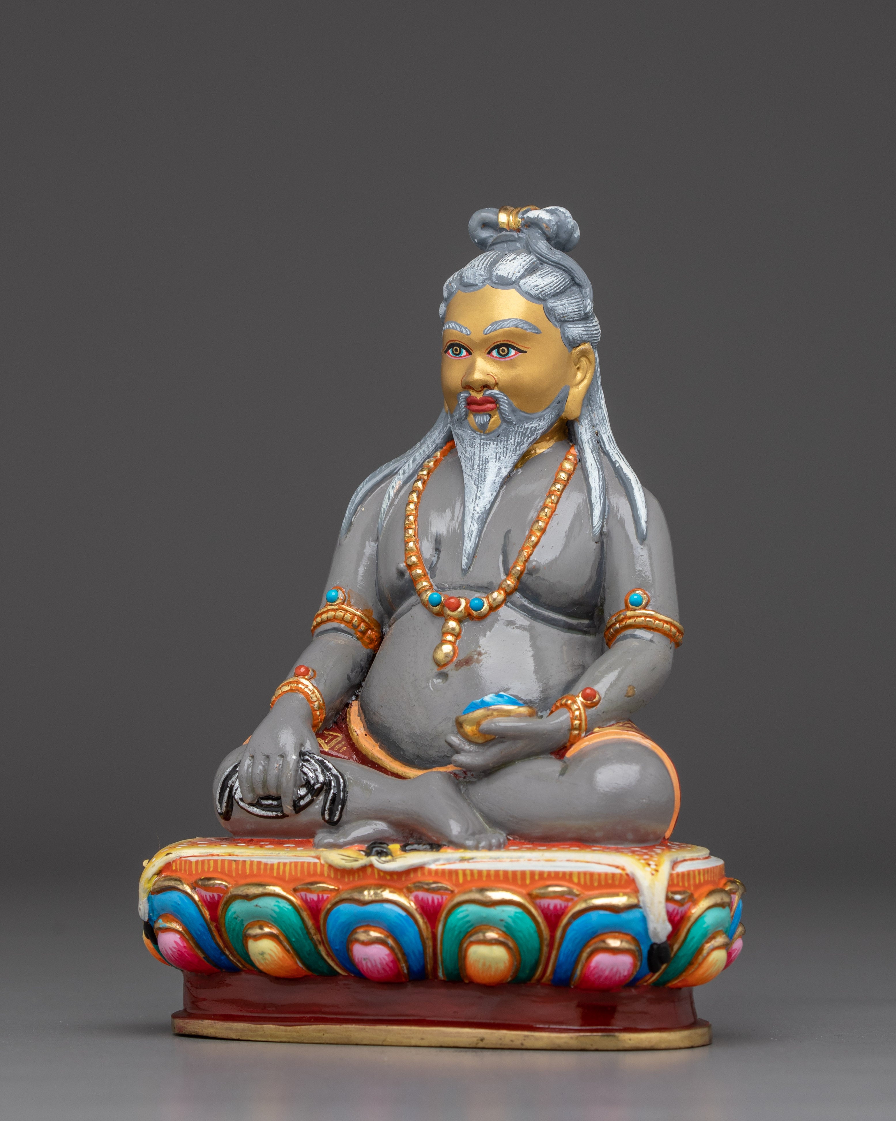Handcrafted Tangtong Gyalpo Statue | Symbol of Innovation, Healing and Compassion