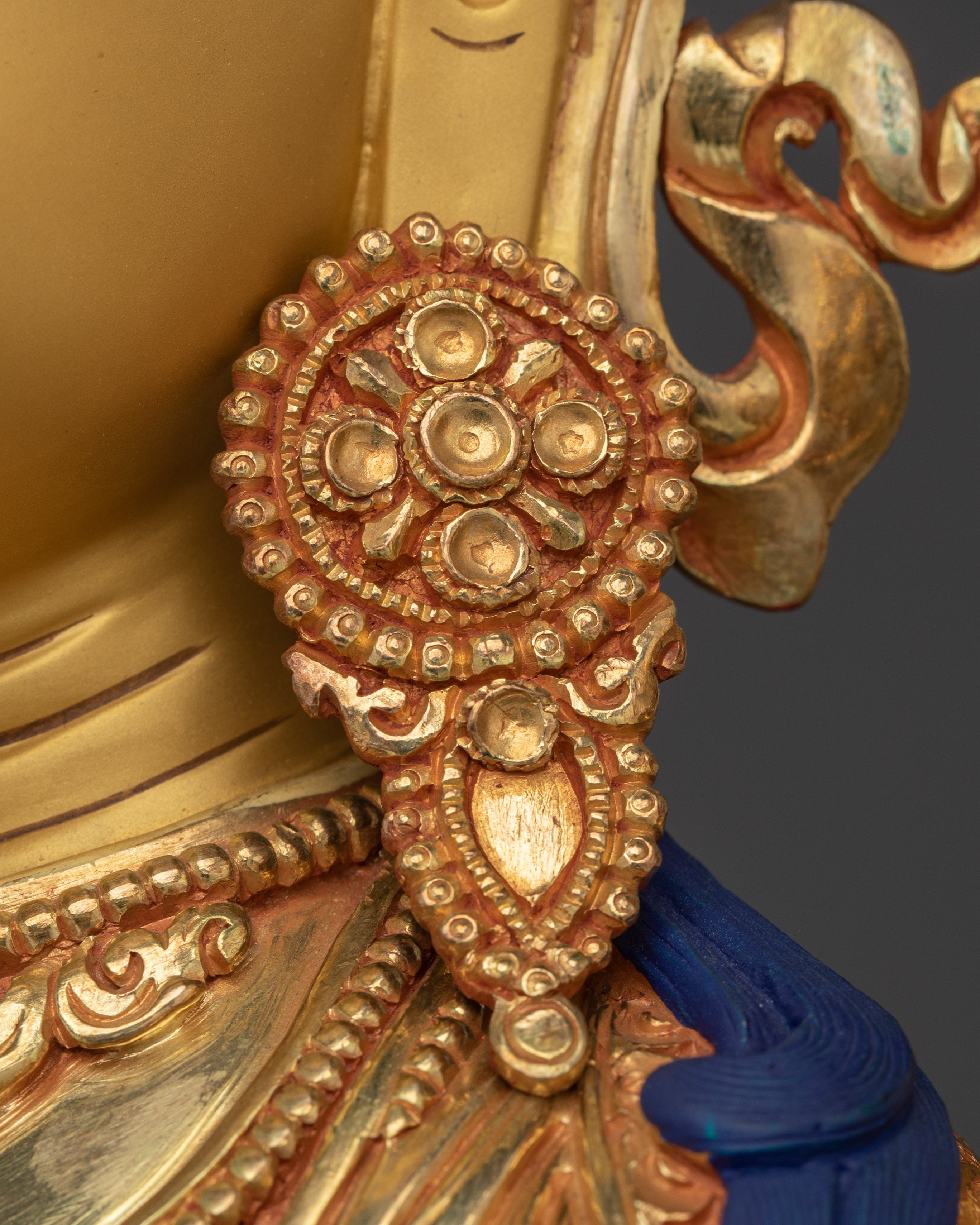 Green Tara, Mother of Liberation Icon | Handcrafted Gold Statue
