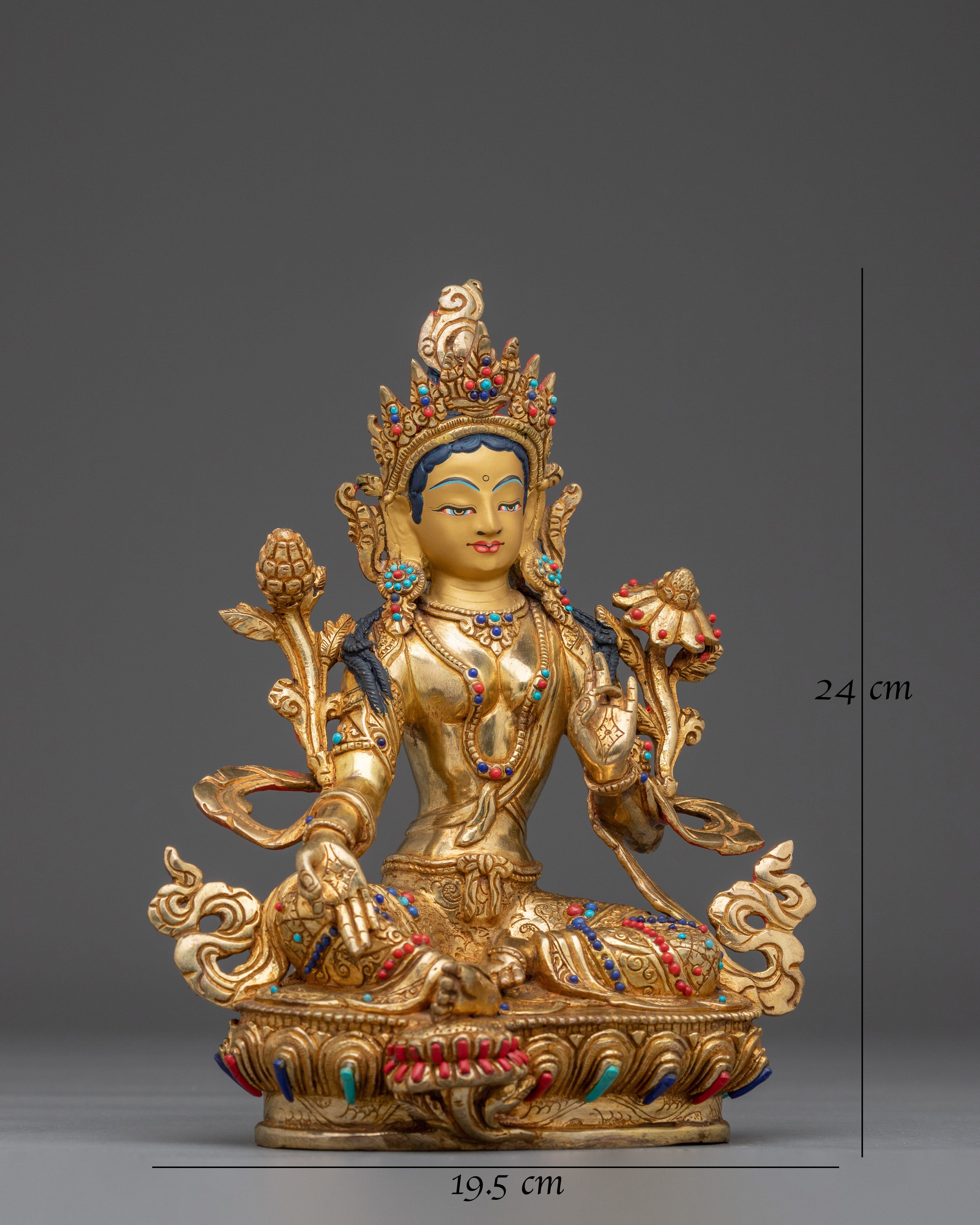 Green Tara Artwork for Protection