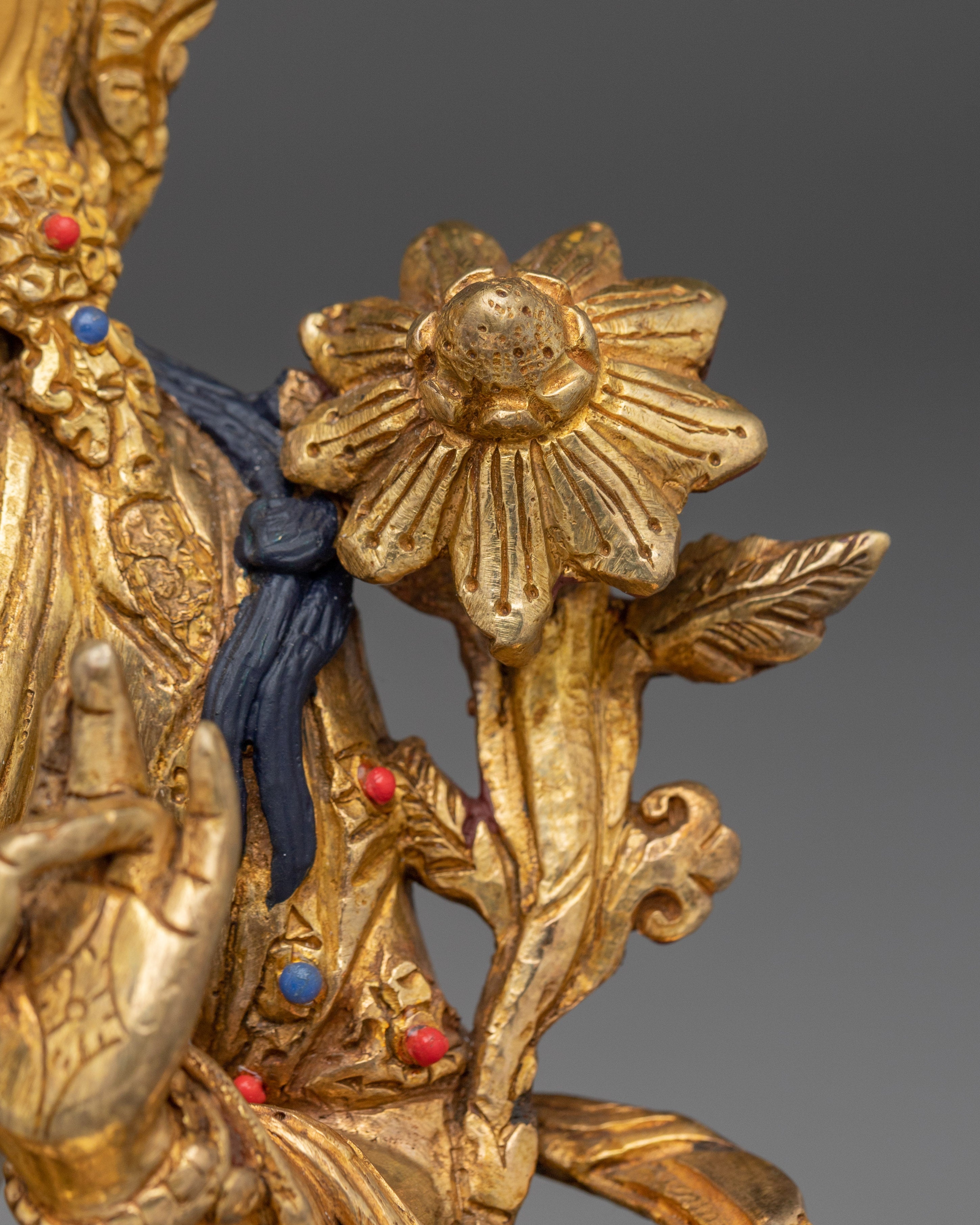 Green Tara Statue: Himalayan Handmade Artwork