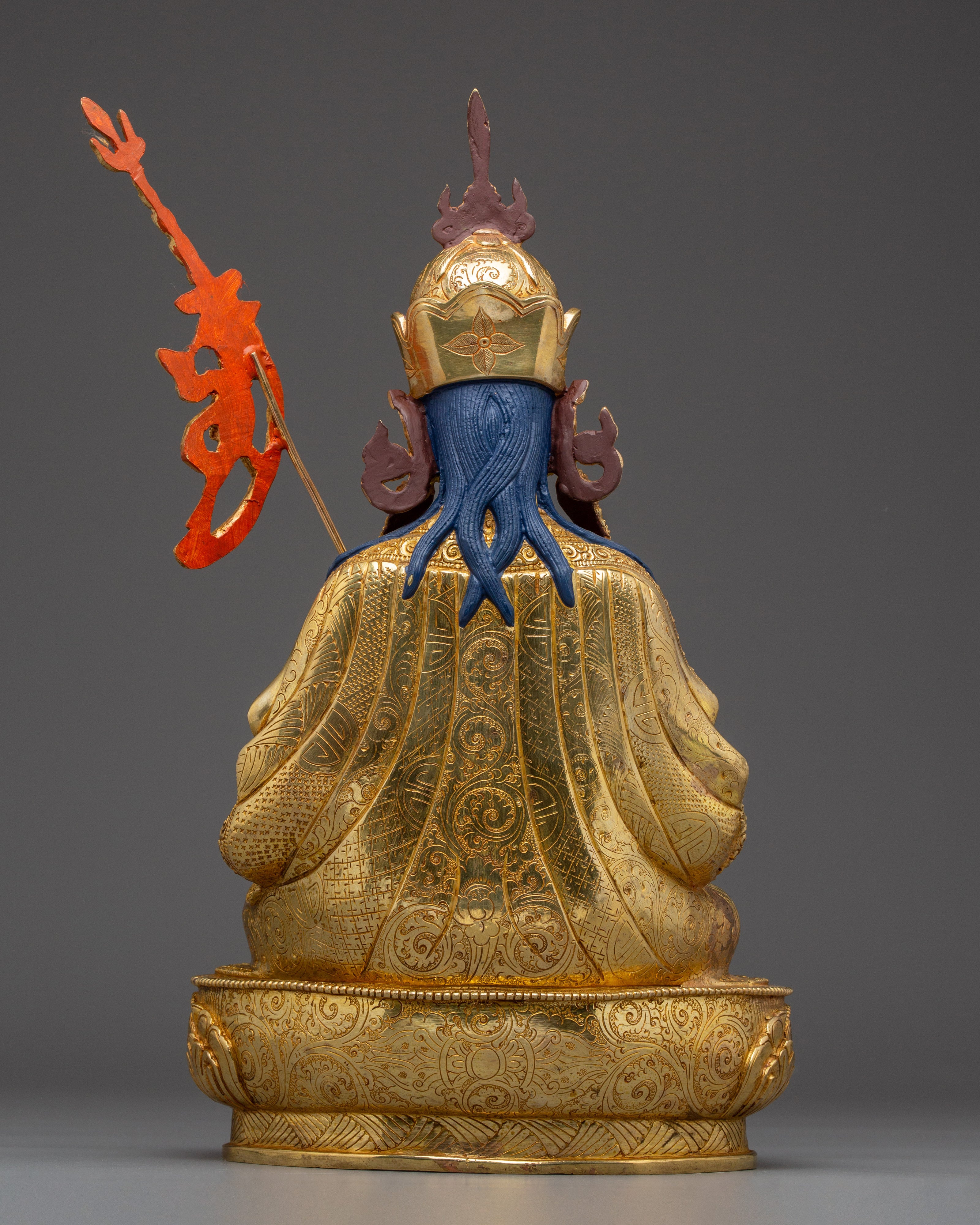 Guru Tsokye Dorje Statue: Peaceful Padmasambhava Form