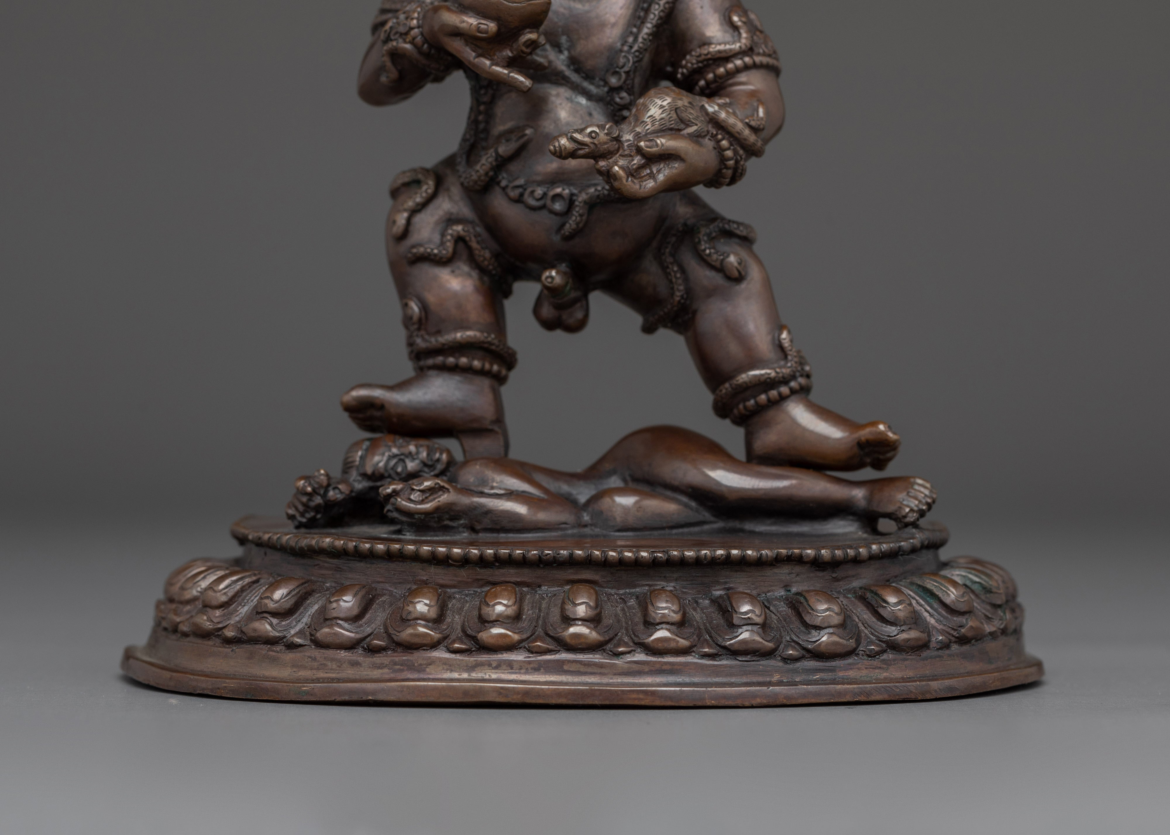 Black Dzambhala Statue: Himalayan Artwork