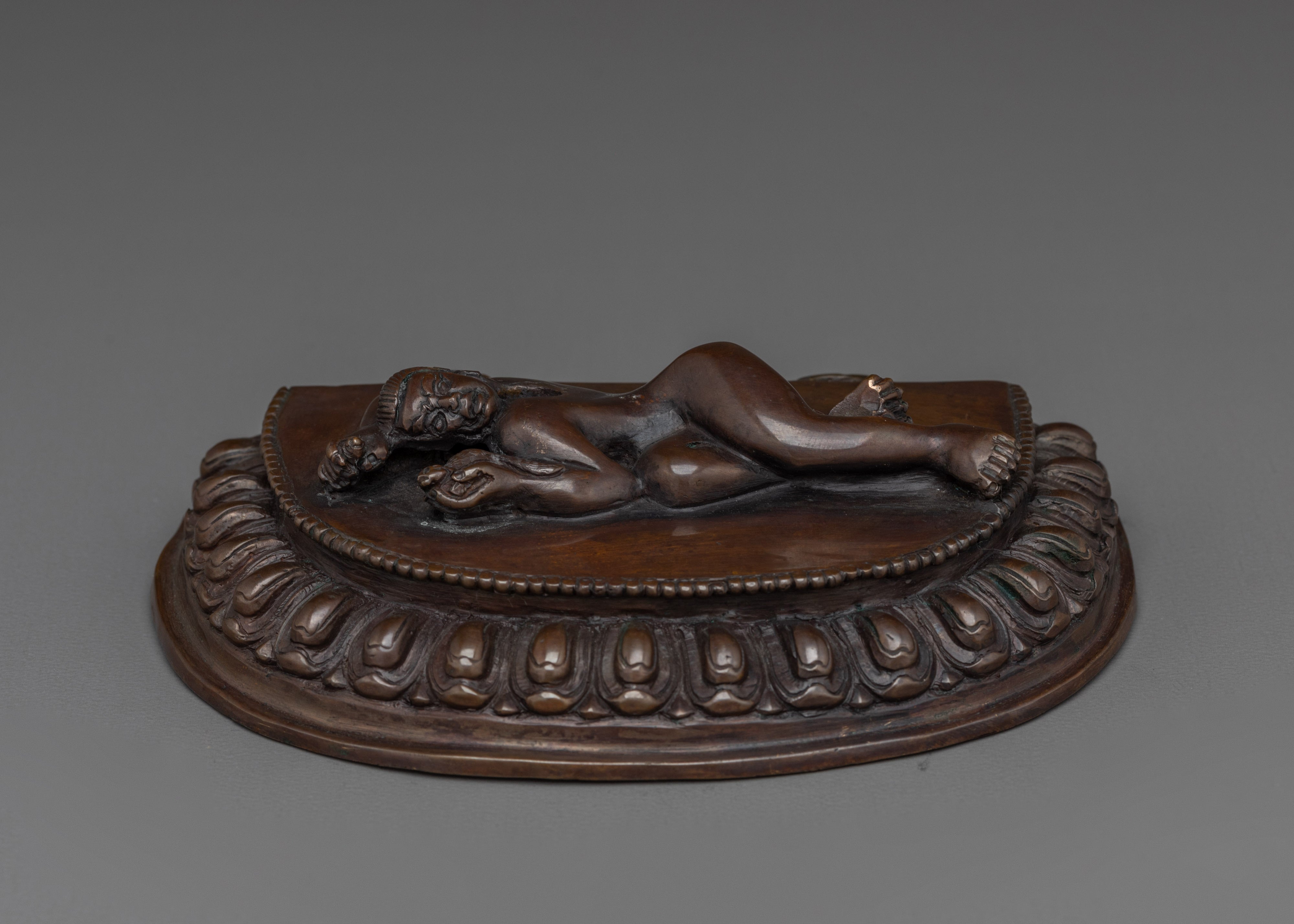 Black Dzambhala Statue: Himalayan Artwork