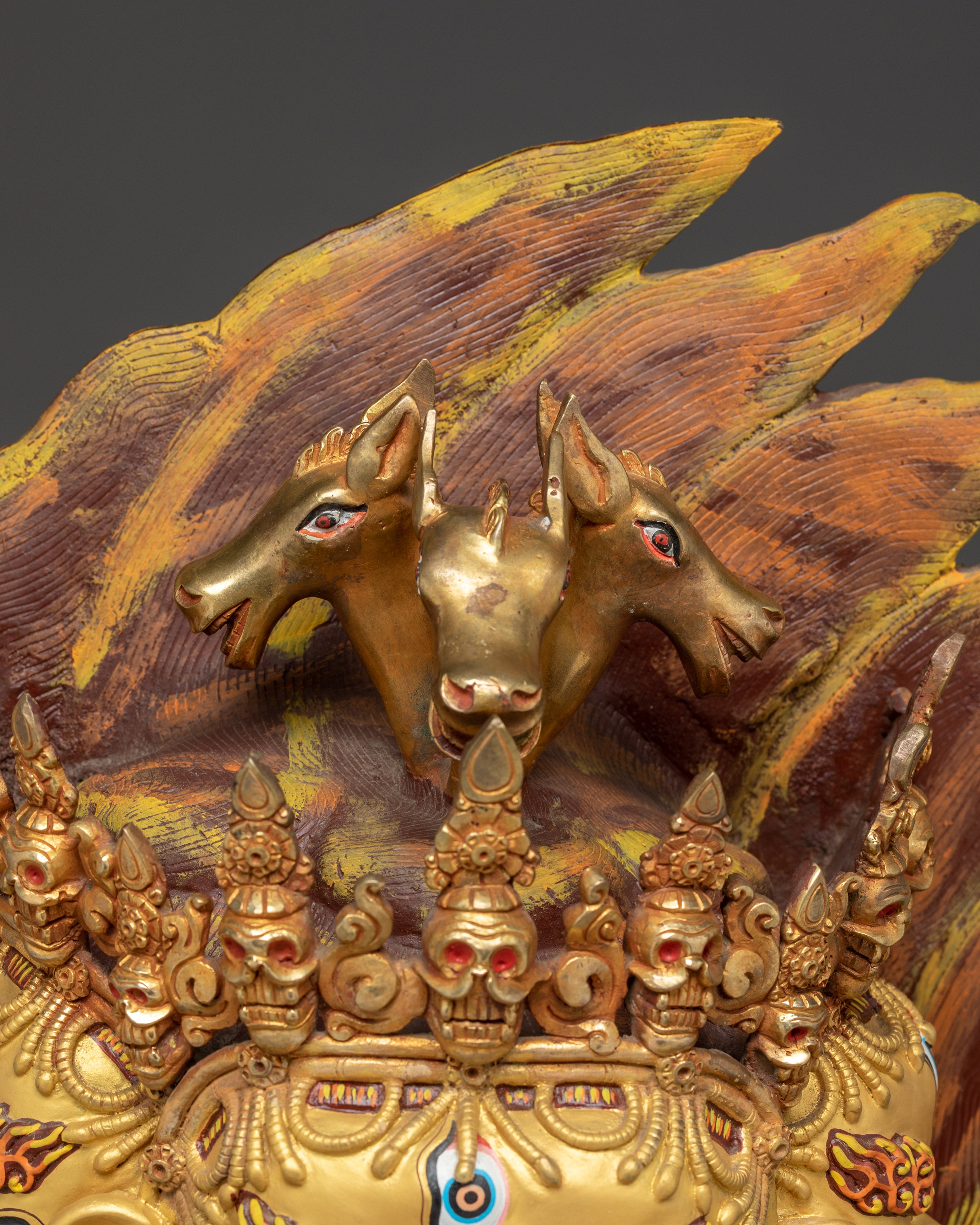 Hayagrive Statue: Tibetan Buddhist Protector Deity