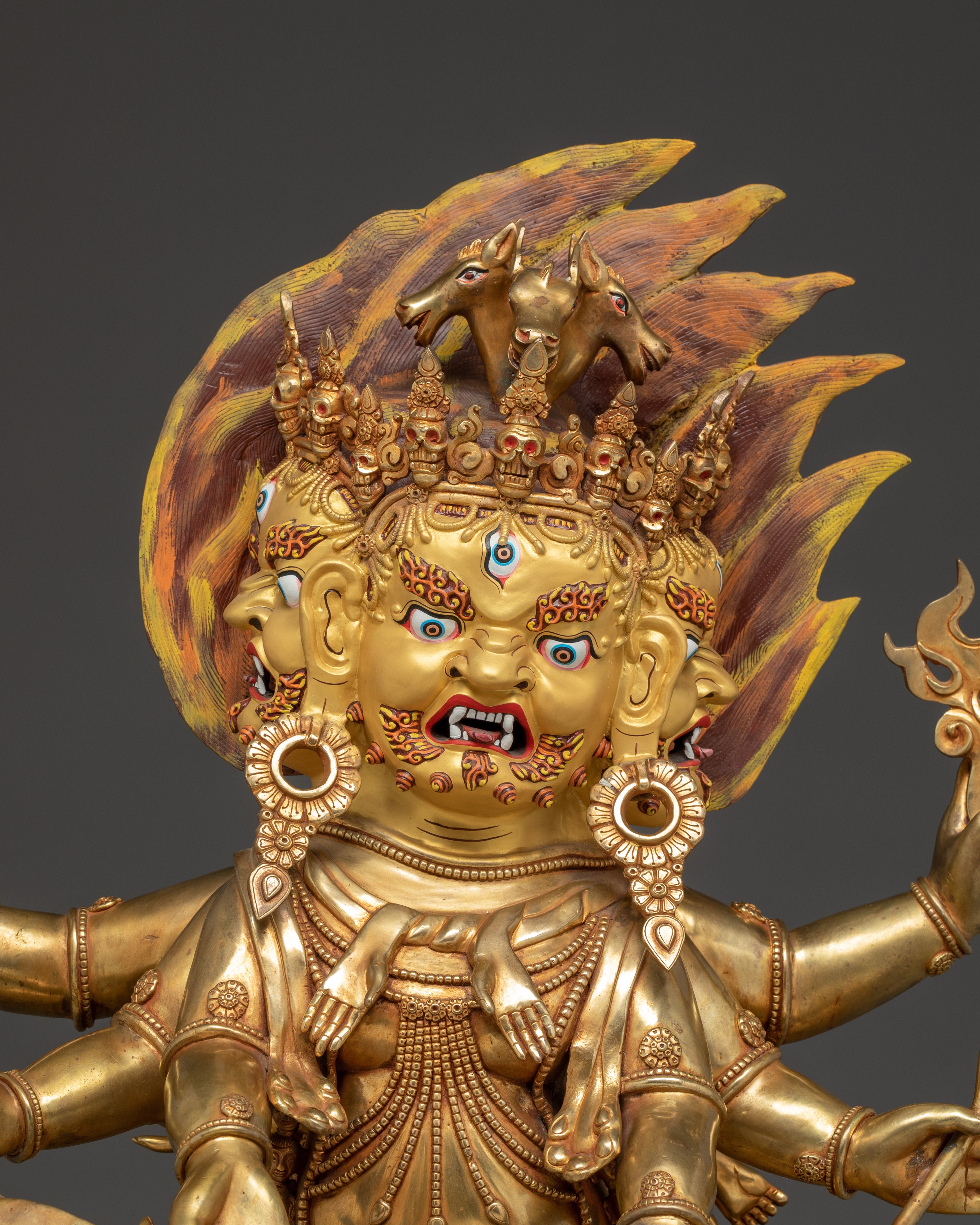 Hayagrive Statue: Tibetan Buddhist Protector Deity