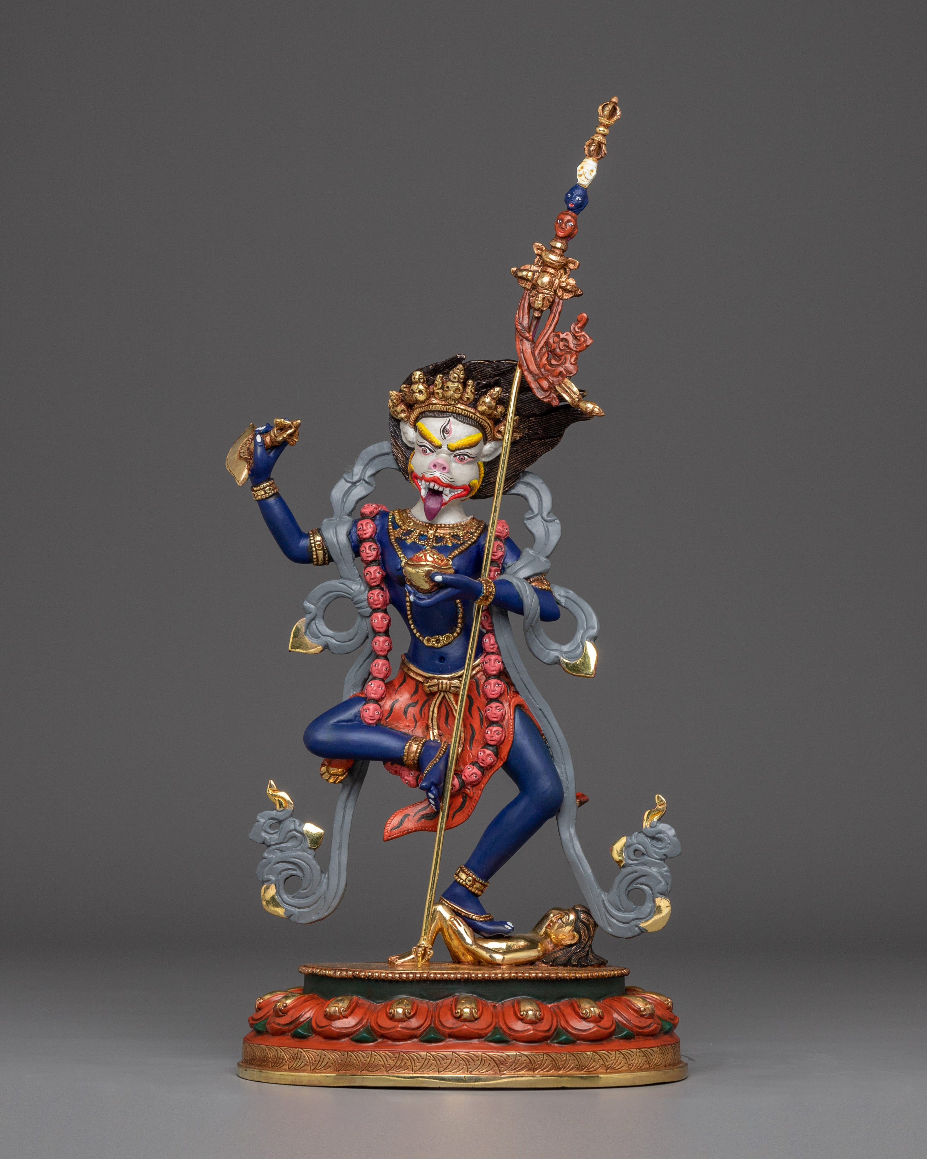 Majestic Simhamukha Statue | Buddhist Fierce Dakini