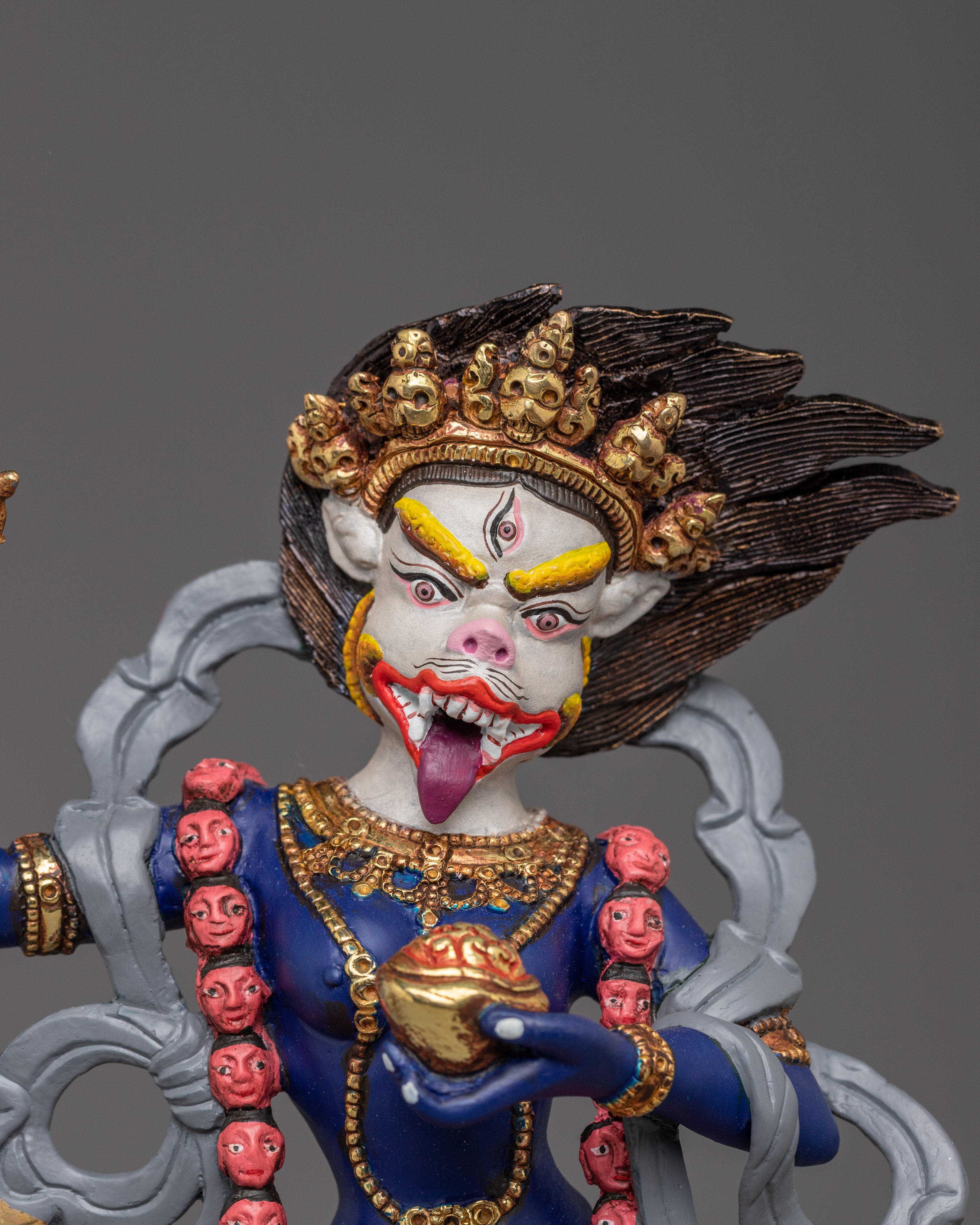 Majestic Simhamukha Statue | Buddhist Fierce Dakini