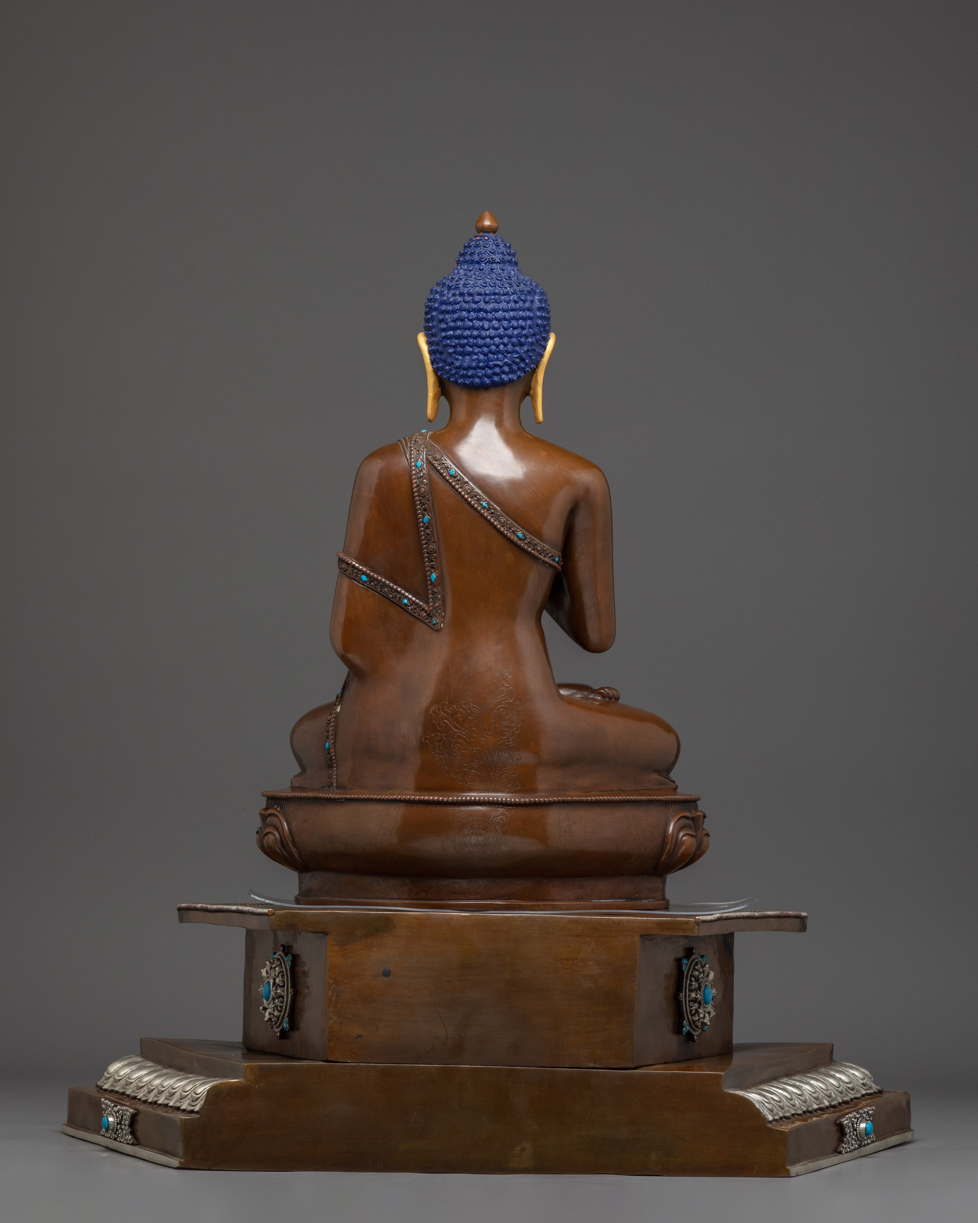 Vairocana on Throne Statue | Cosmic Buddha