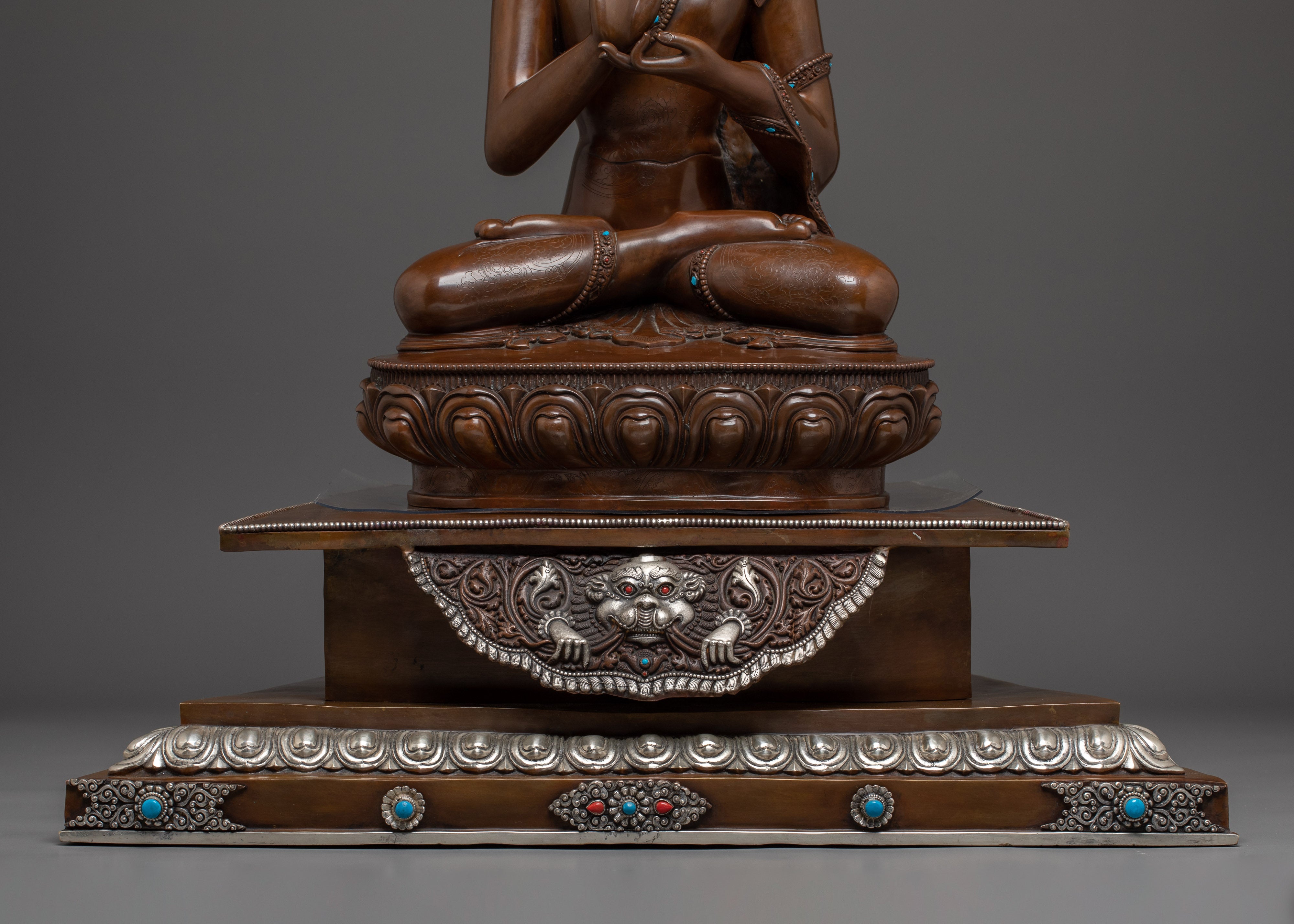 Vairocana on Throne Statue | Cosmic Buddha