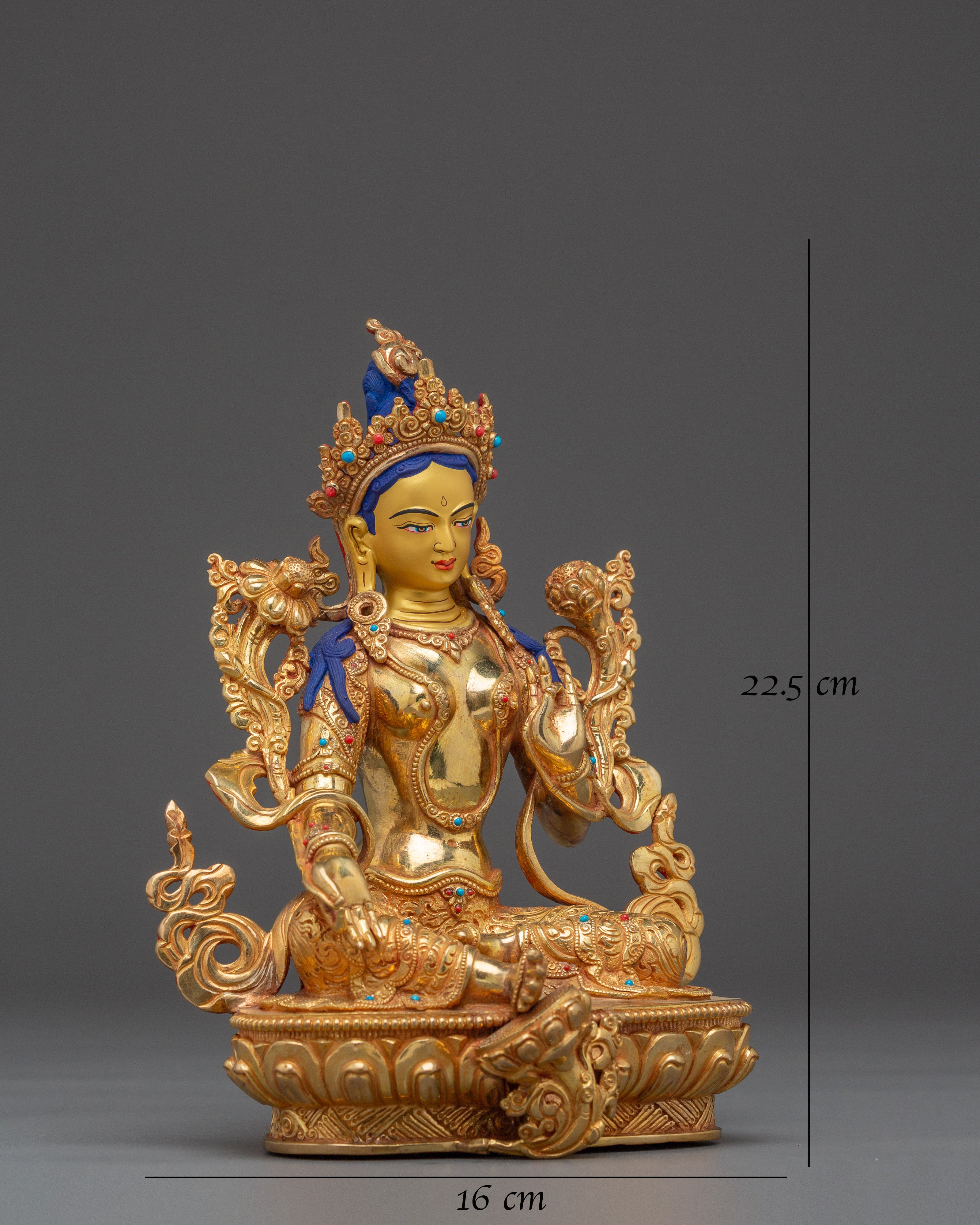 Green Tara Compassion and Protection Statue