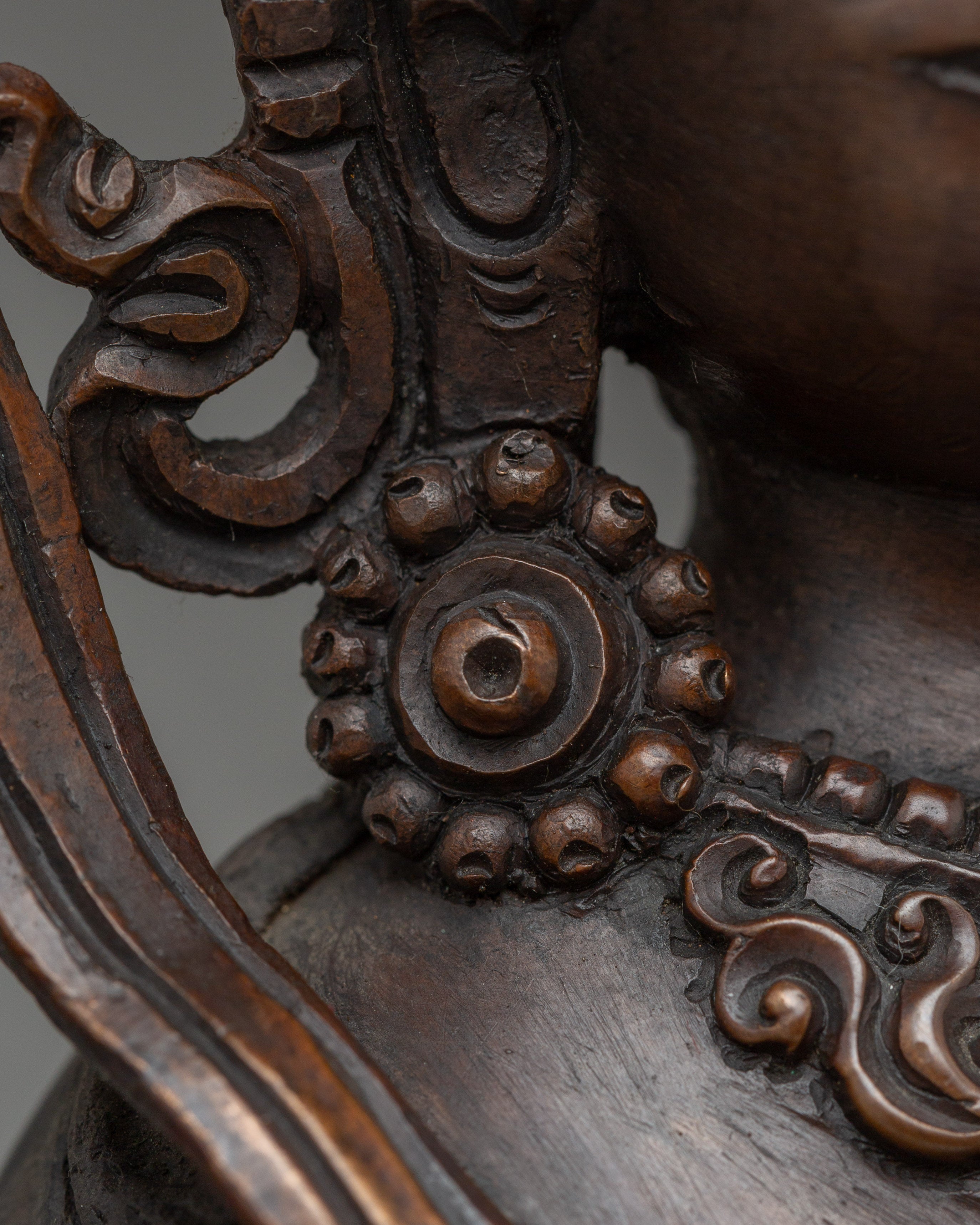 Chenrezig with Consort statue in Oxidized Copper | A Symbol of Boundless Compassion