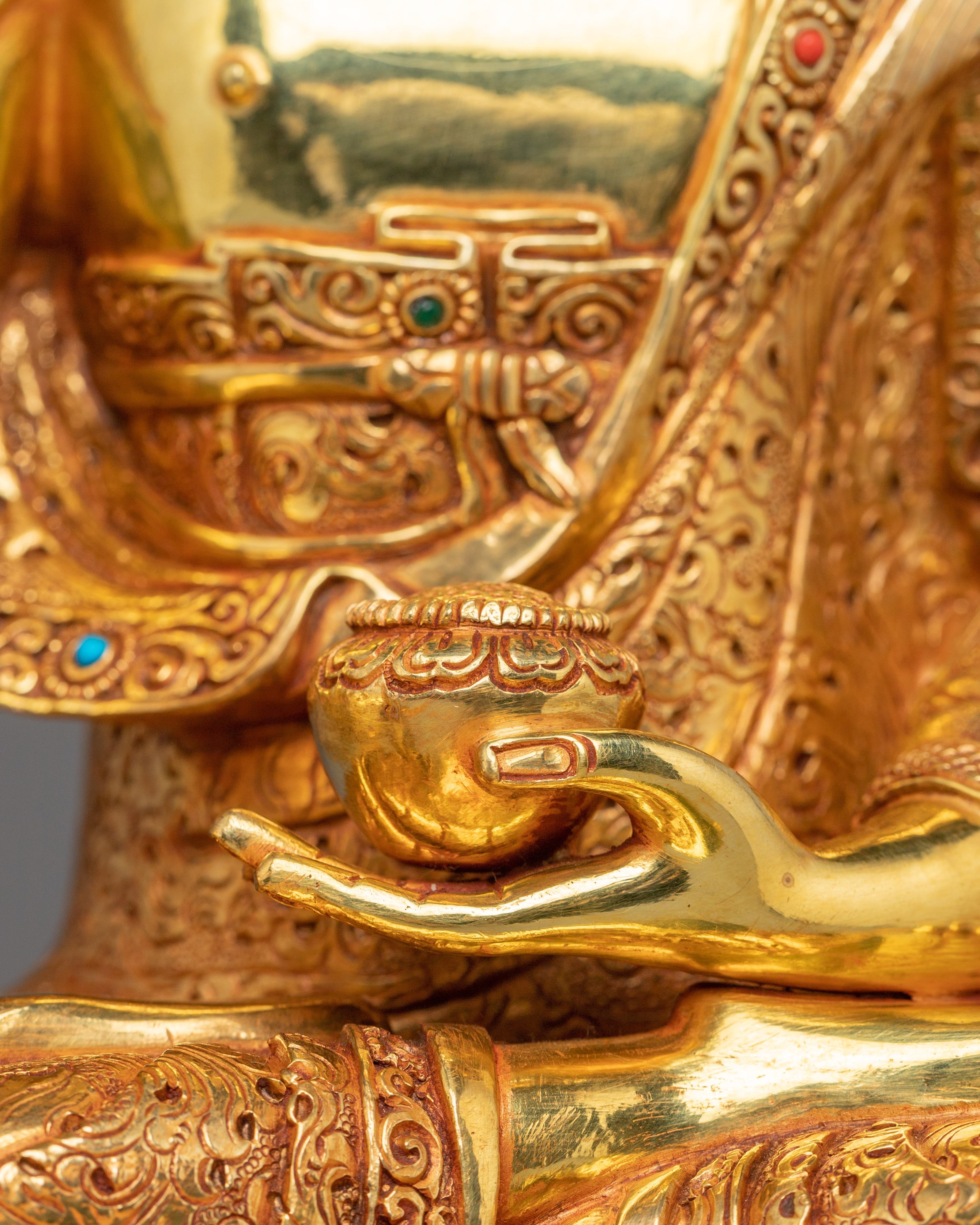 Shakyamuni Buddha, Peaceful Sage Sculpture | Handcrafted Tibetan Symbol