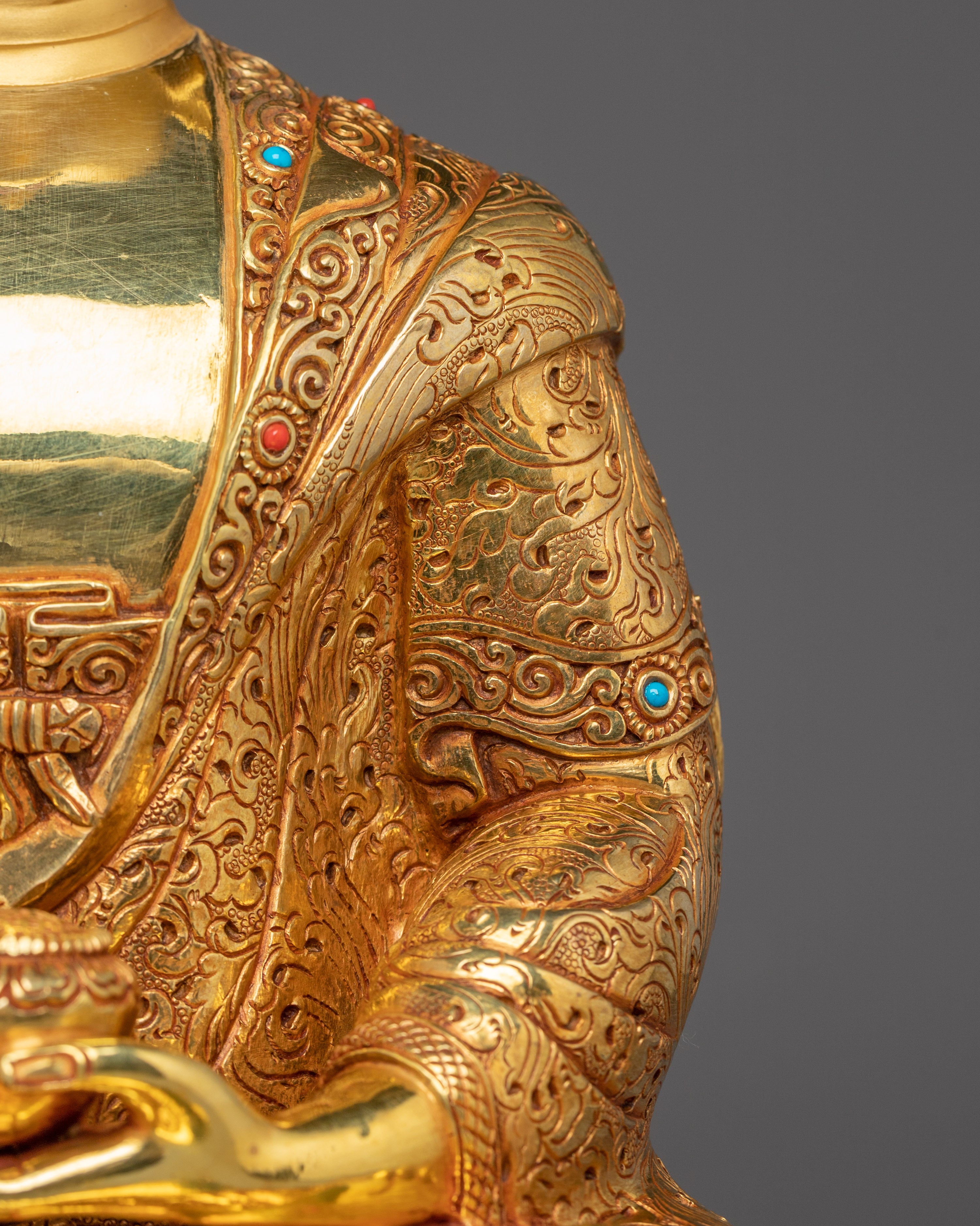 Shakyamuni Buddha, Peaceful Sage Sculpture | Handcrafted Tibetan Symbol