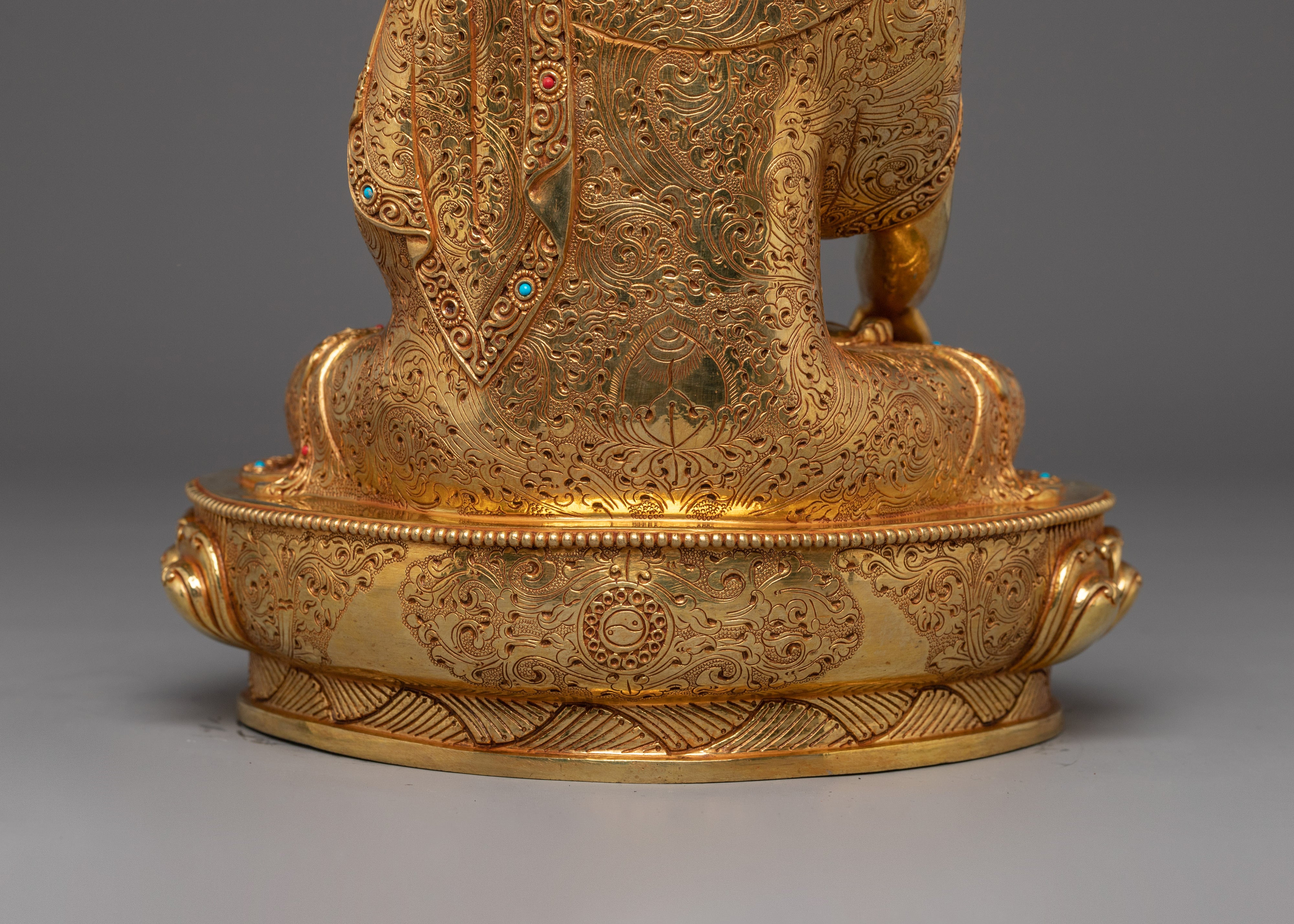 Shakyamuni Buddha, Peaceful Sage Sculpture | Handcrafted Tibetan Symbol