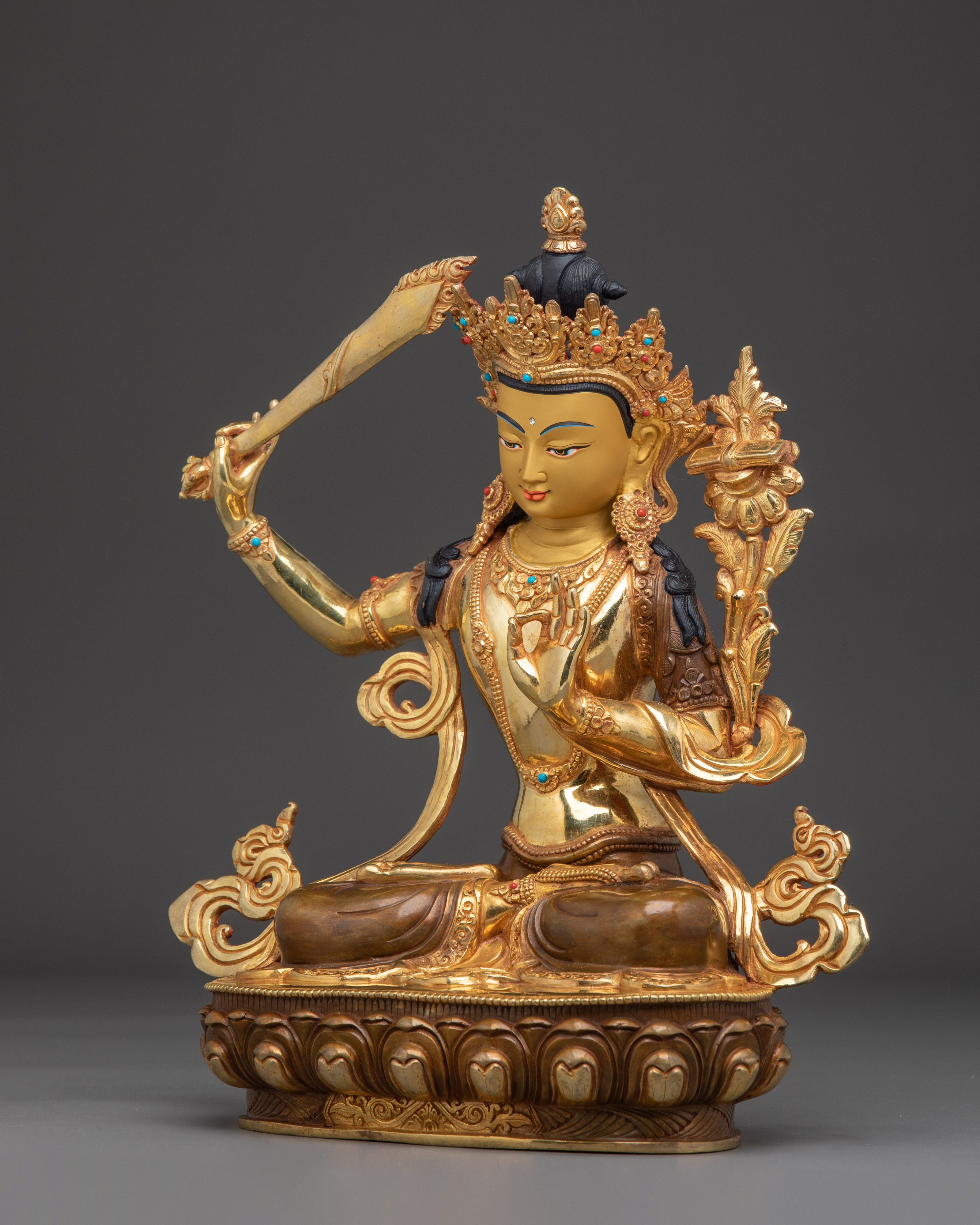 Meditation Icon Manjushri | Bodhisattva of Intellectual Light