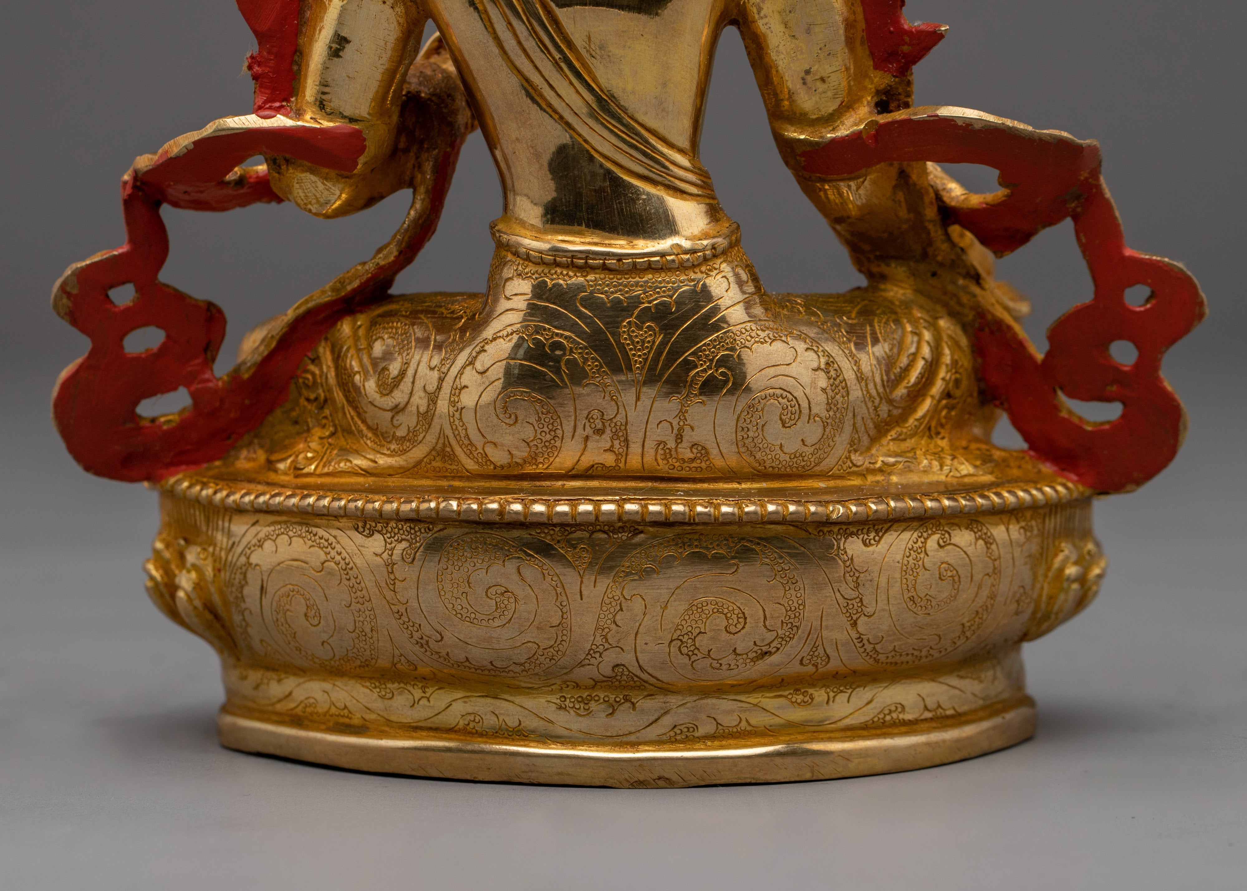 Divine Bodhisattva Green Tara Golden Art for Meditation and Decor
