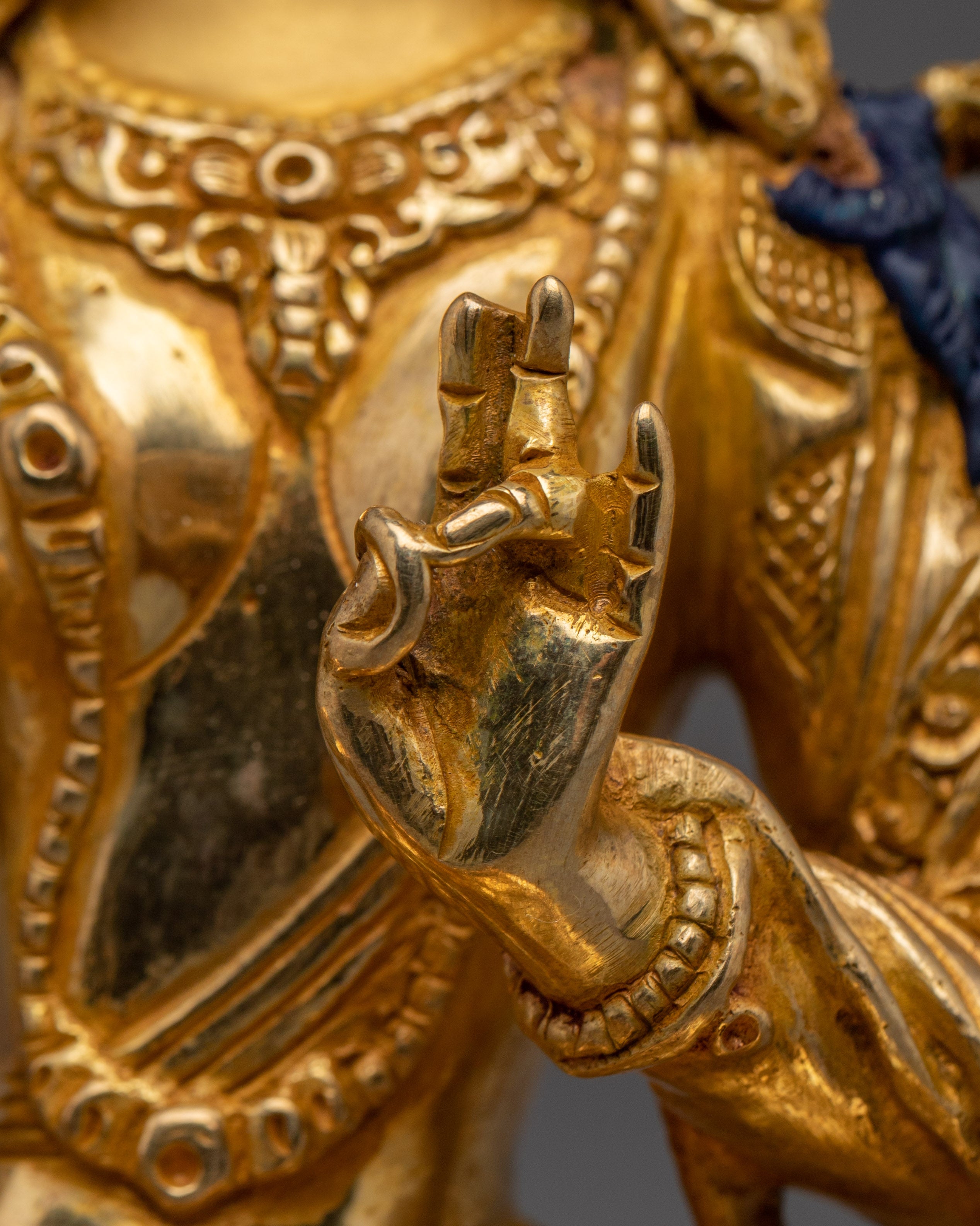 Divine Bodhisattva Green Tara Golden Art for Meditation and Decor