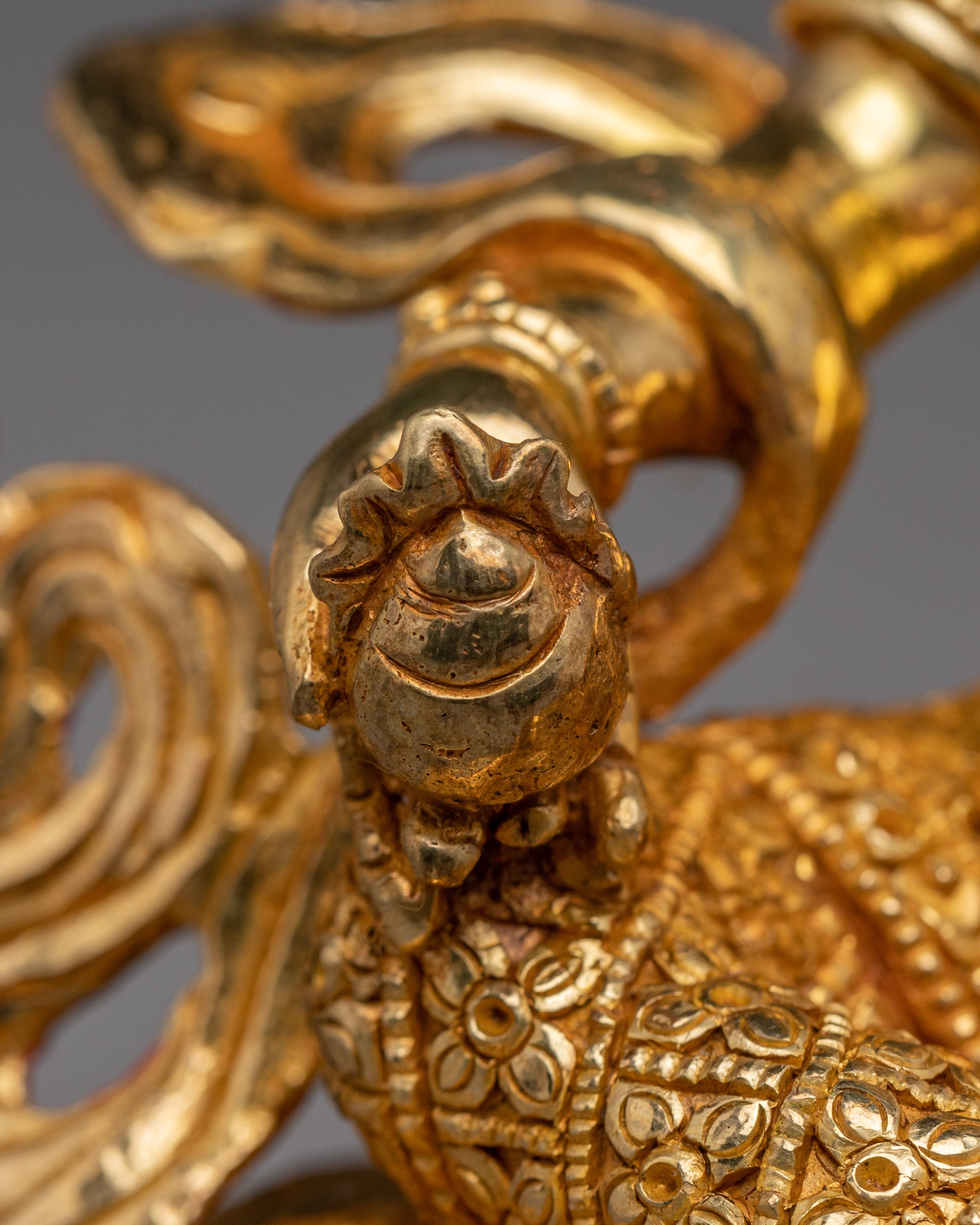 Golden Dzambhala Art, Tibetan Wealth God | Sacred Prosperity Art