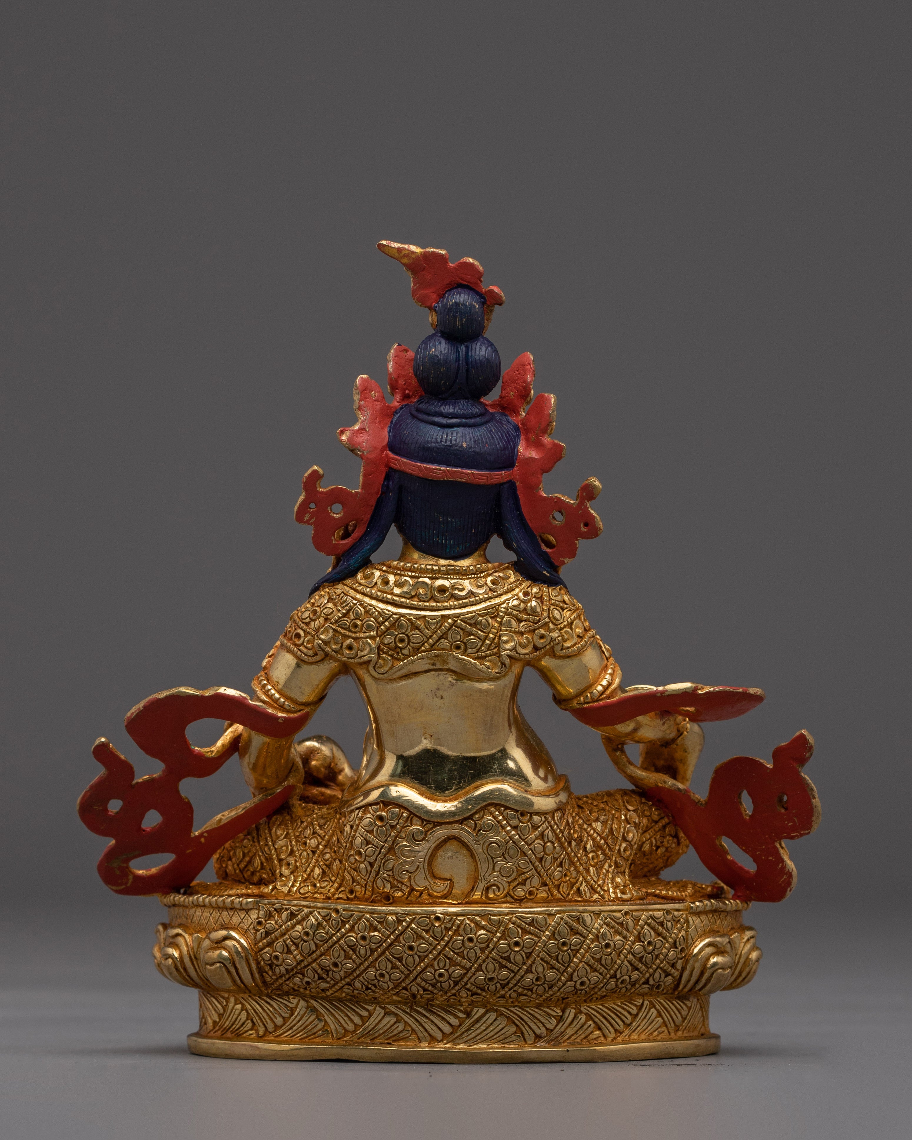 Golden Dzambhala Art, Tibetan Wealth God | Sacred Prosperity Art