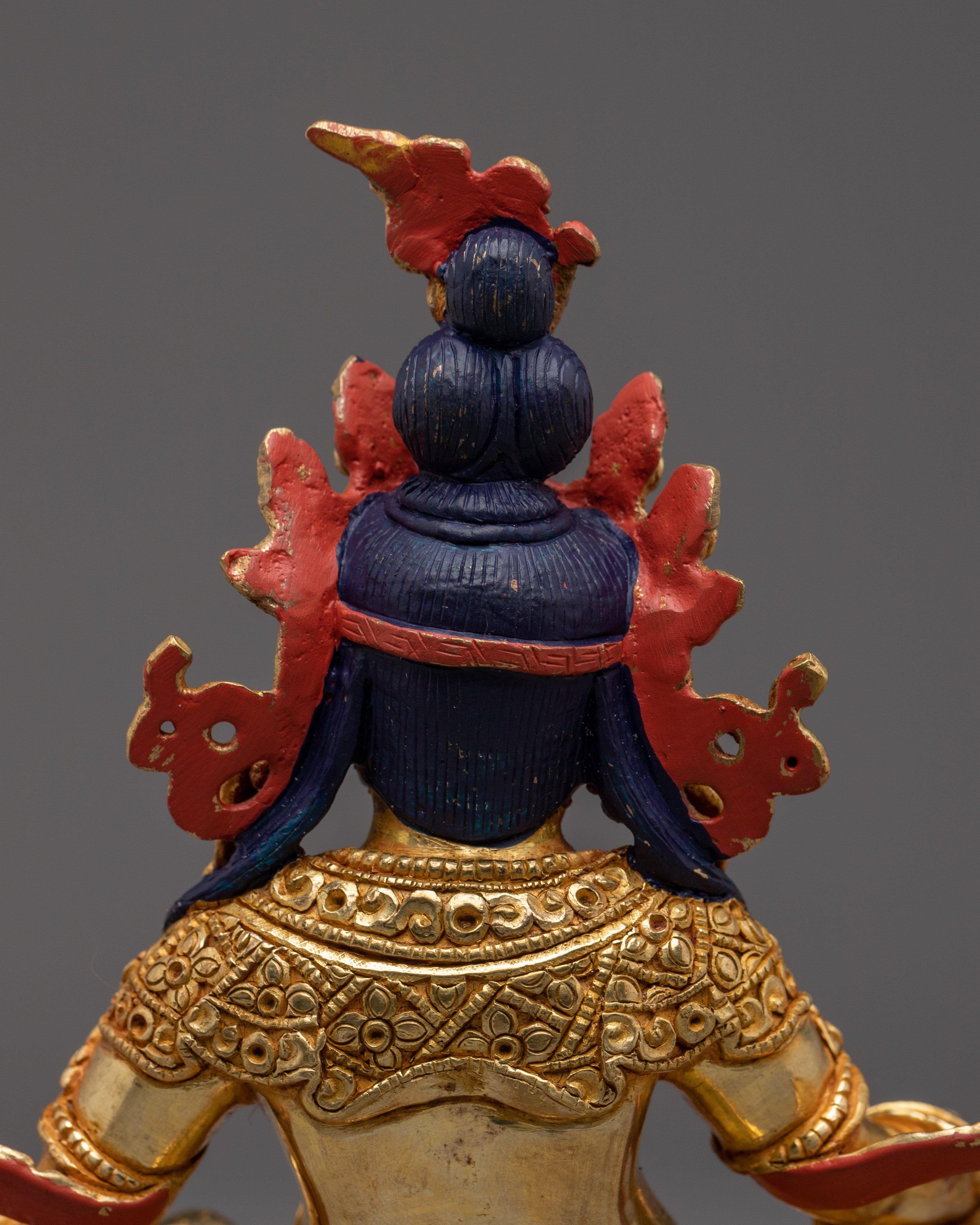 Golden Dzambhala Art, Tibetan Wealth God | Sacred Prosperity Art