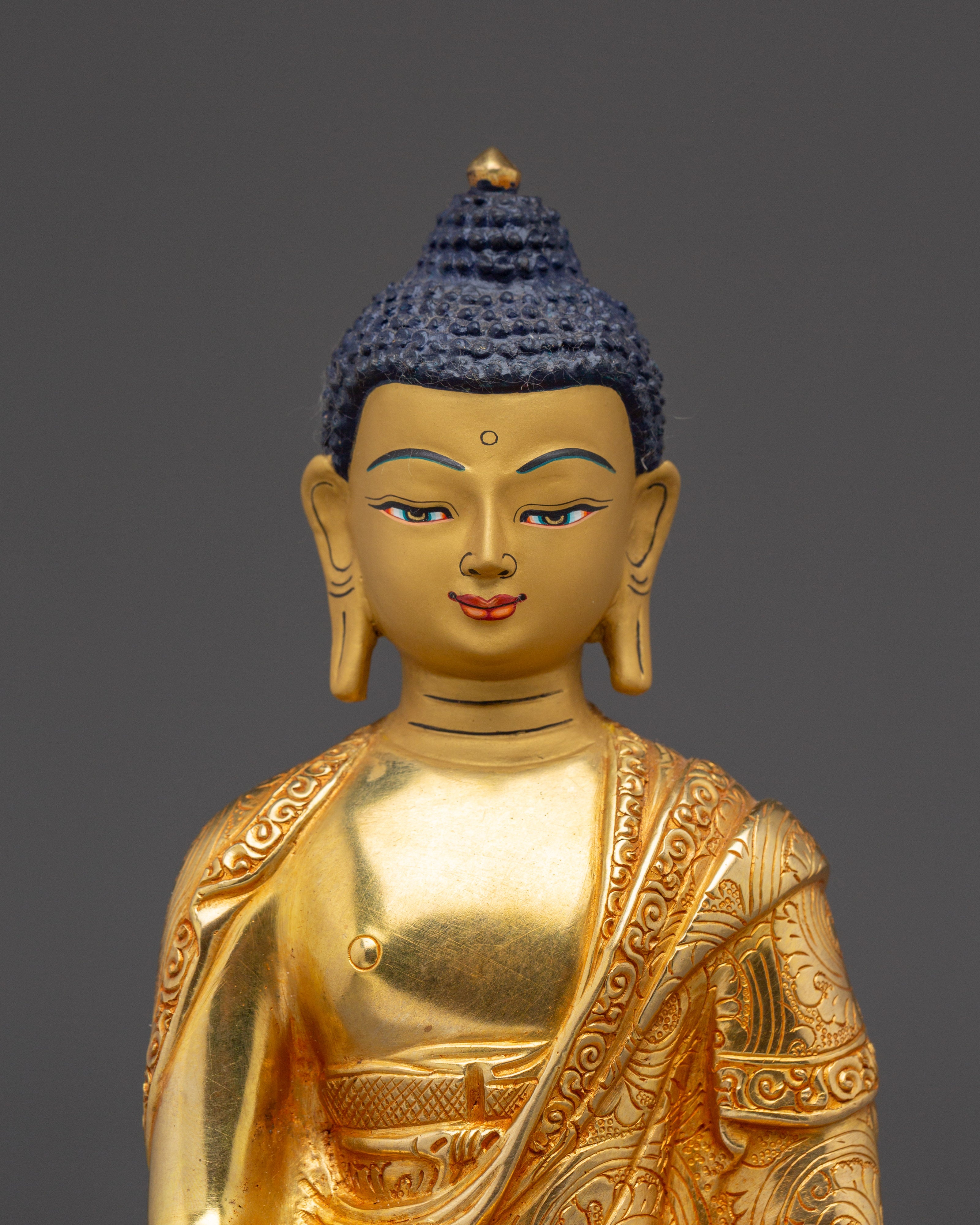 Dharma Teacher Shakyamuni Buddha with Halo | Gautama Buddha Statue