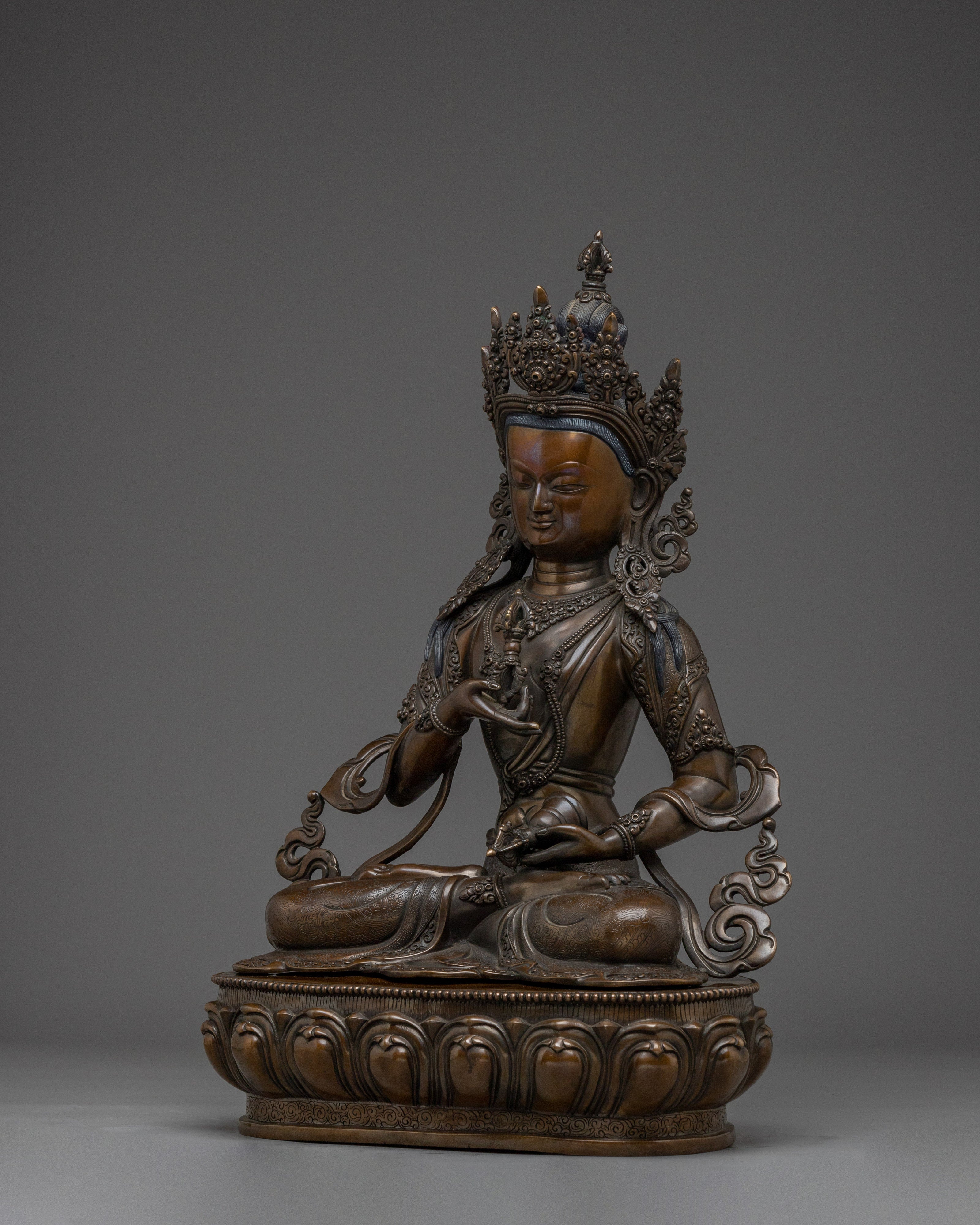 Symbol of Varjasattva Oxidized Copper | Purification Deity