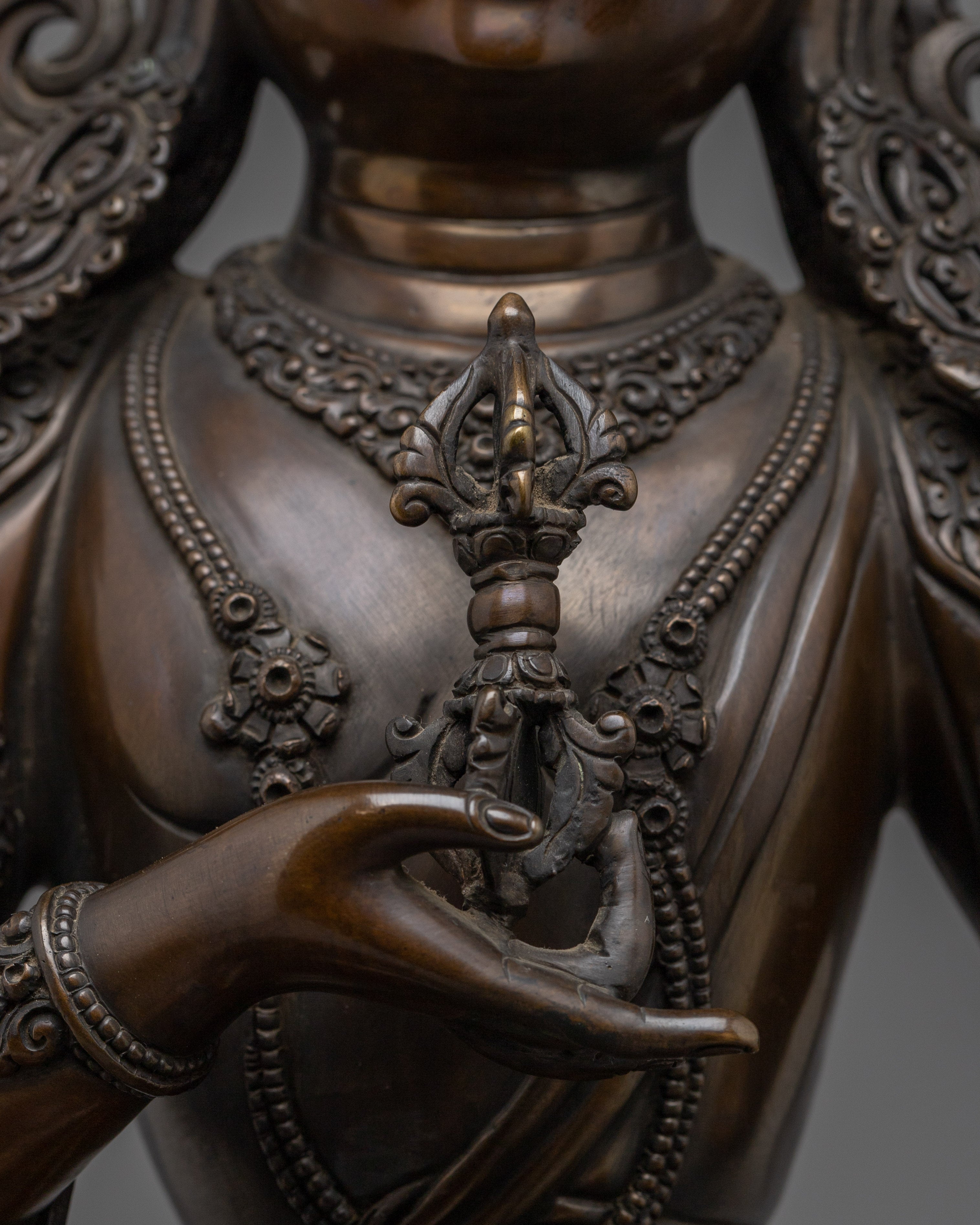 Symbol of Varjasattva Oxidized Copper | Purification Deity