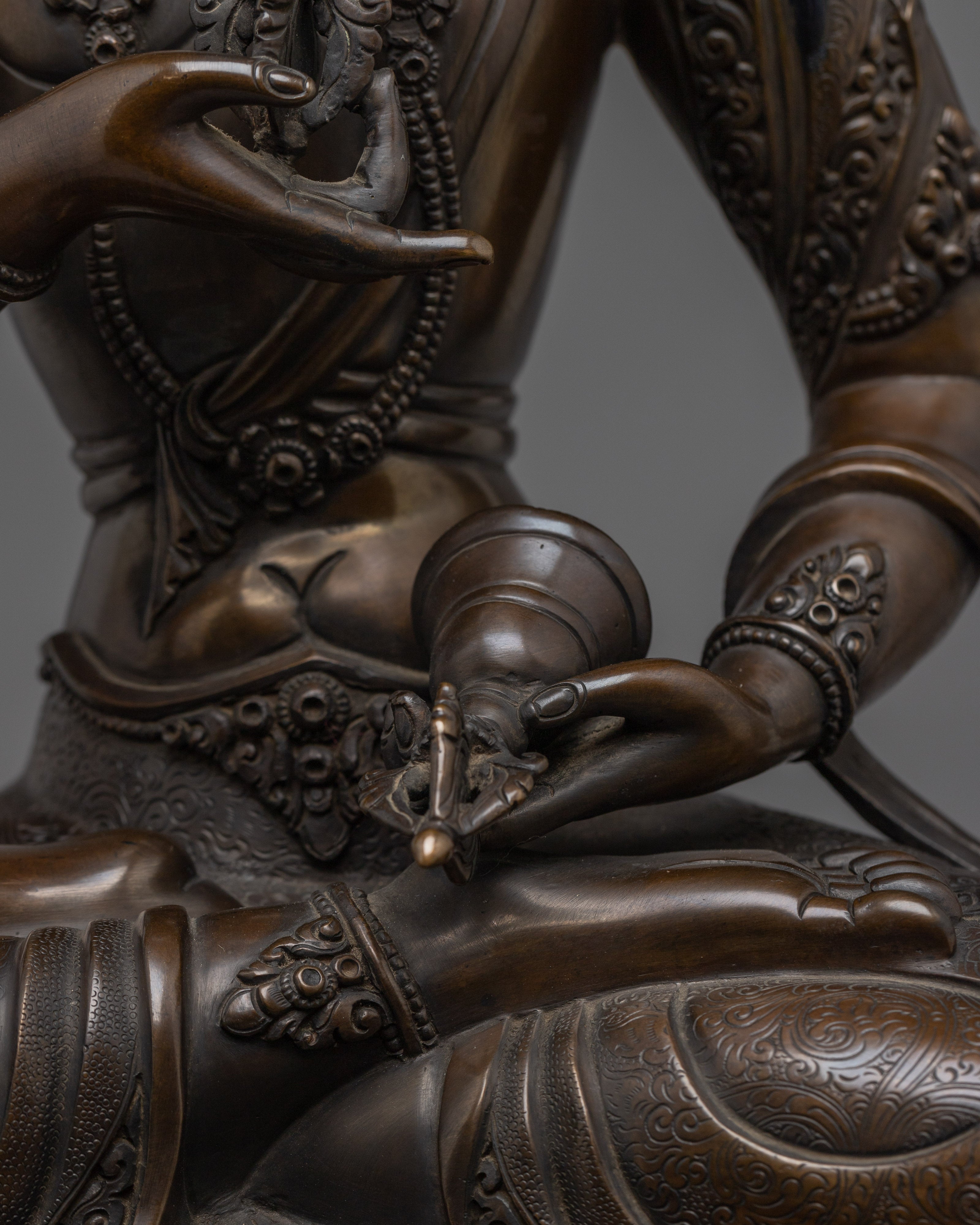 Symbol of Varjasattva Oxidized Copper | Purification Deity