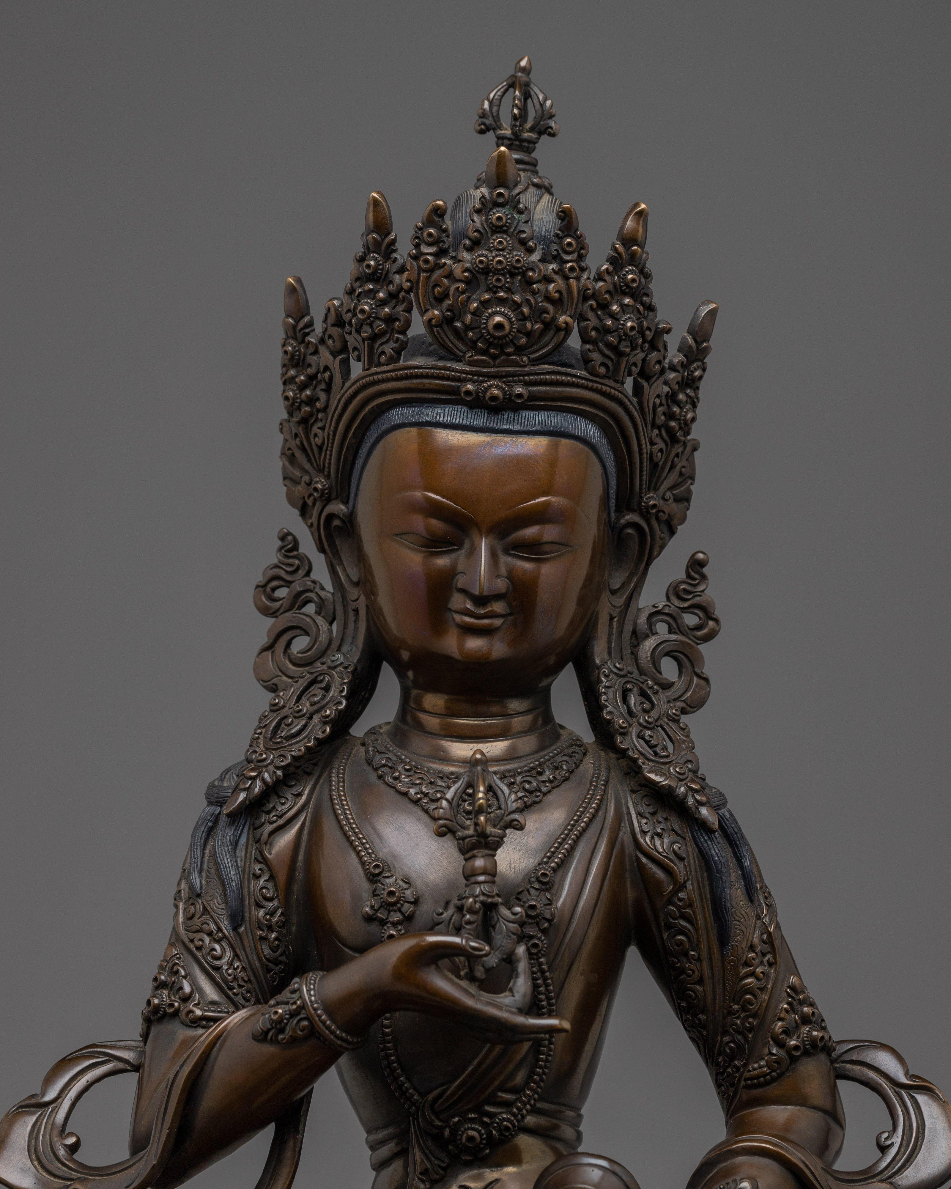 Symbol of Varjasattva Oxidized Copper | Purification Deity