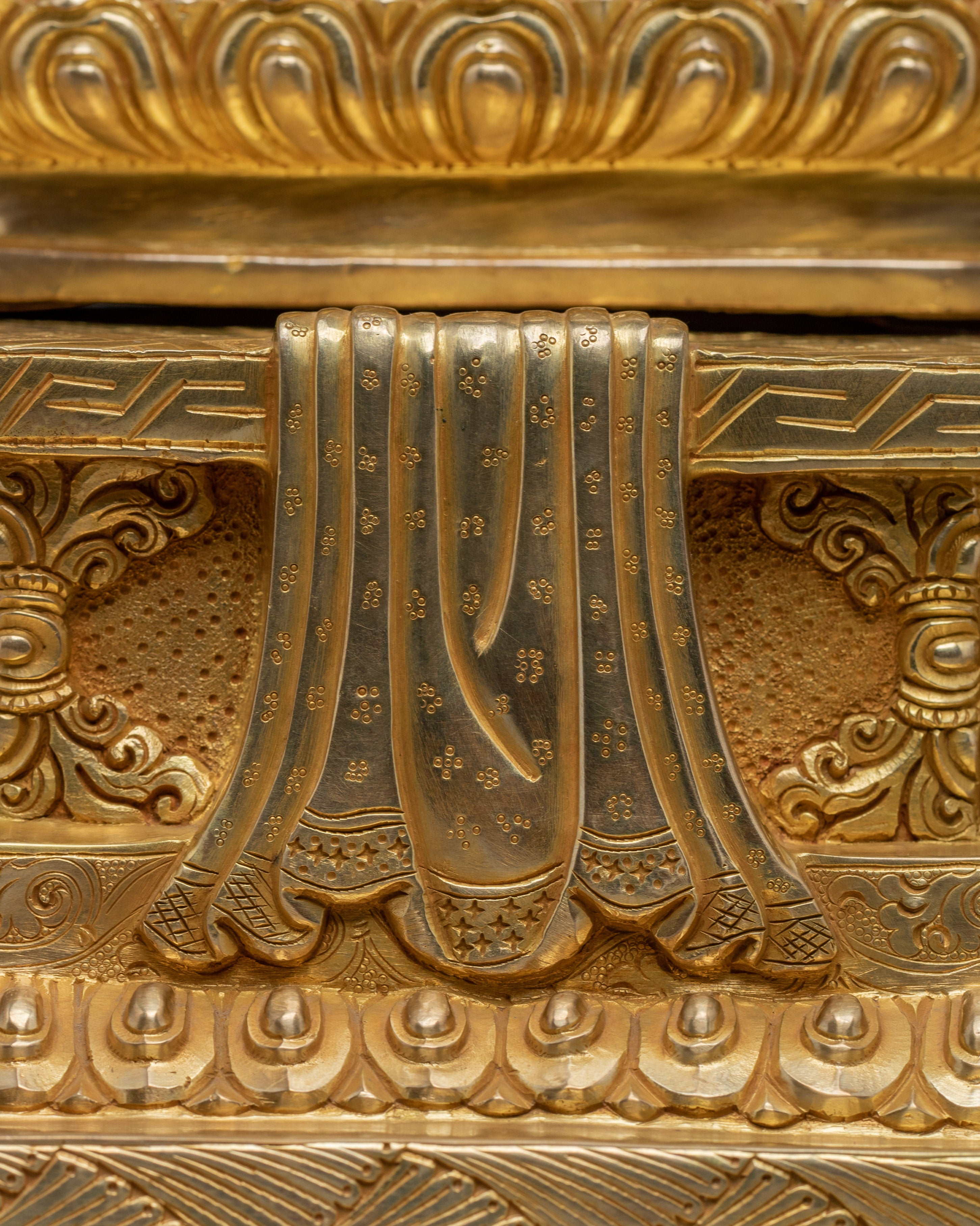 Shakyamuni Buddha Statue with 24K Gold | Ideal for Spiritual Spaces