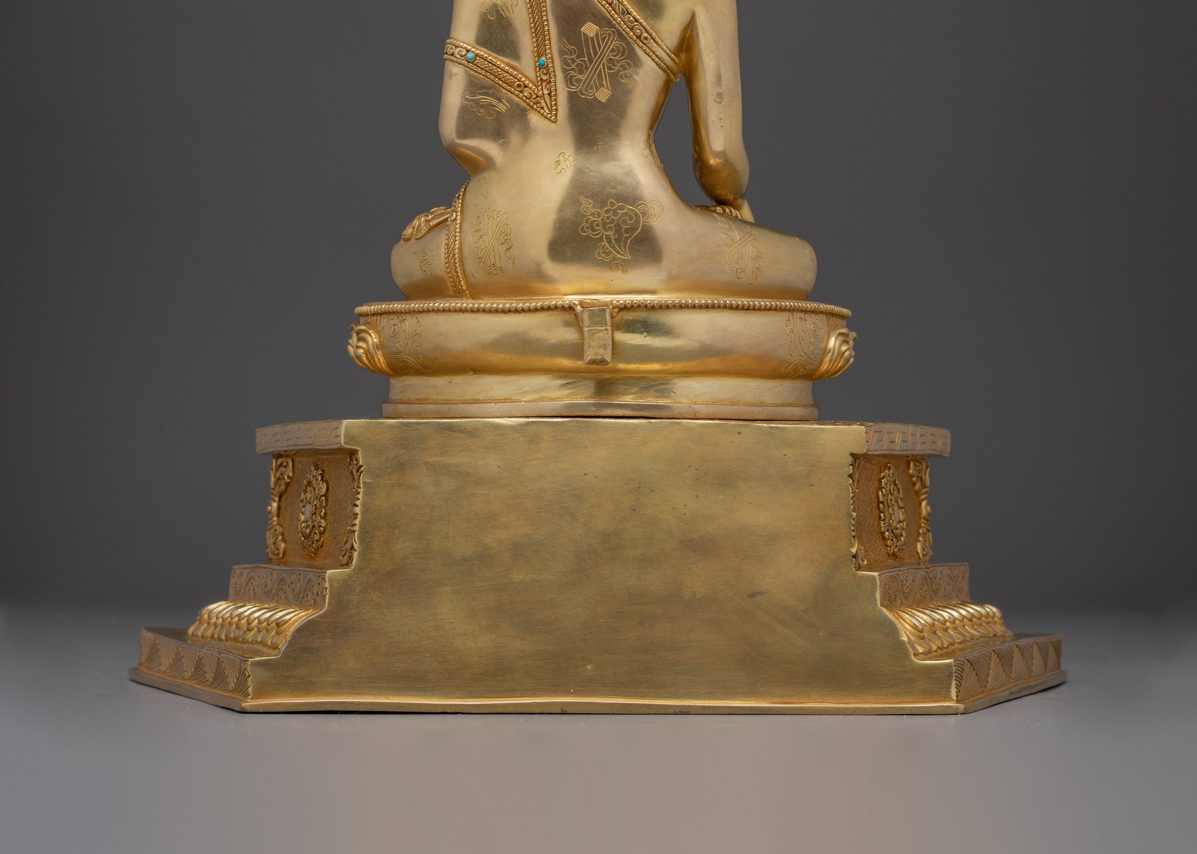 Shakyamuni Buddha Statue with 24K Gold | Ideal for Spiritual Spaces