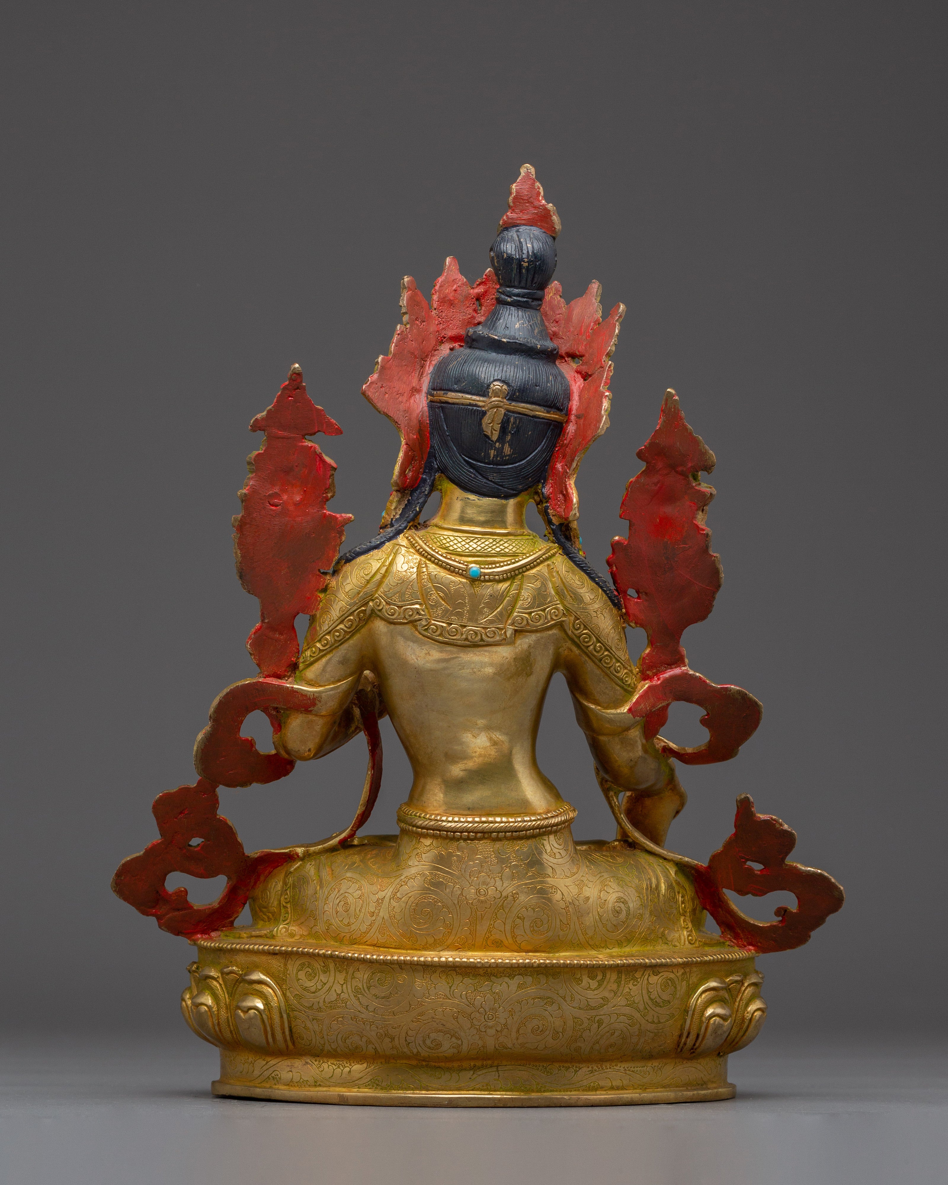 Peaceful Golden Sita Tara Handmade Art | Tibetan Healing Goddess