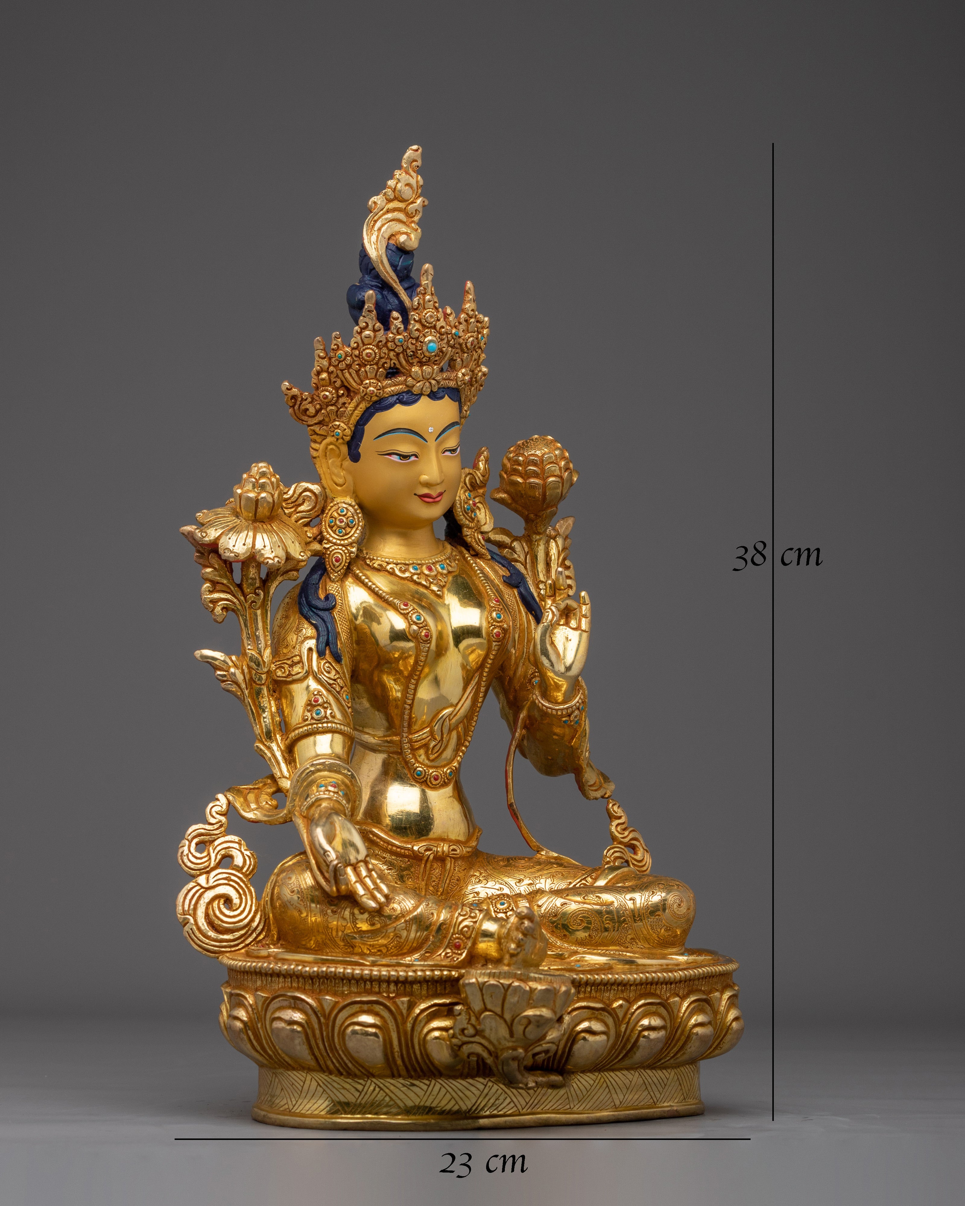 Peaceful Goddess Green Tara Artwork