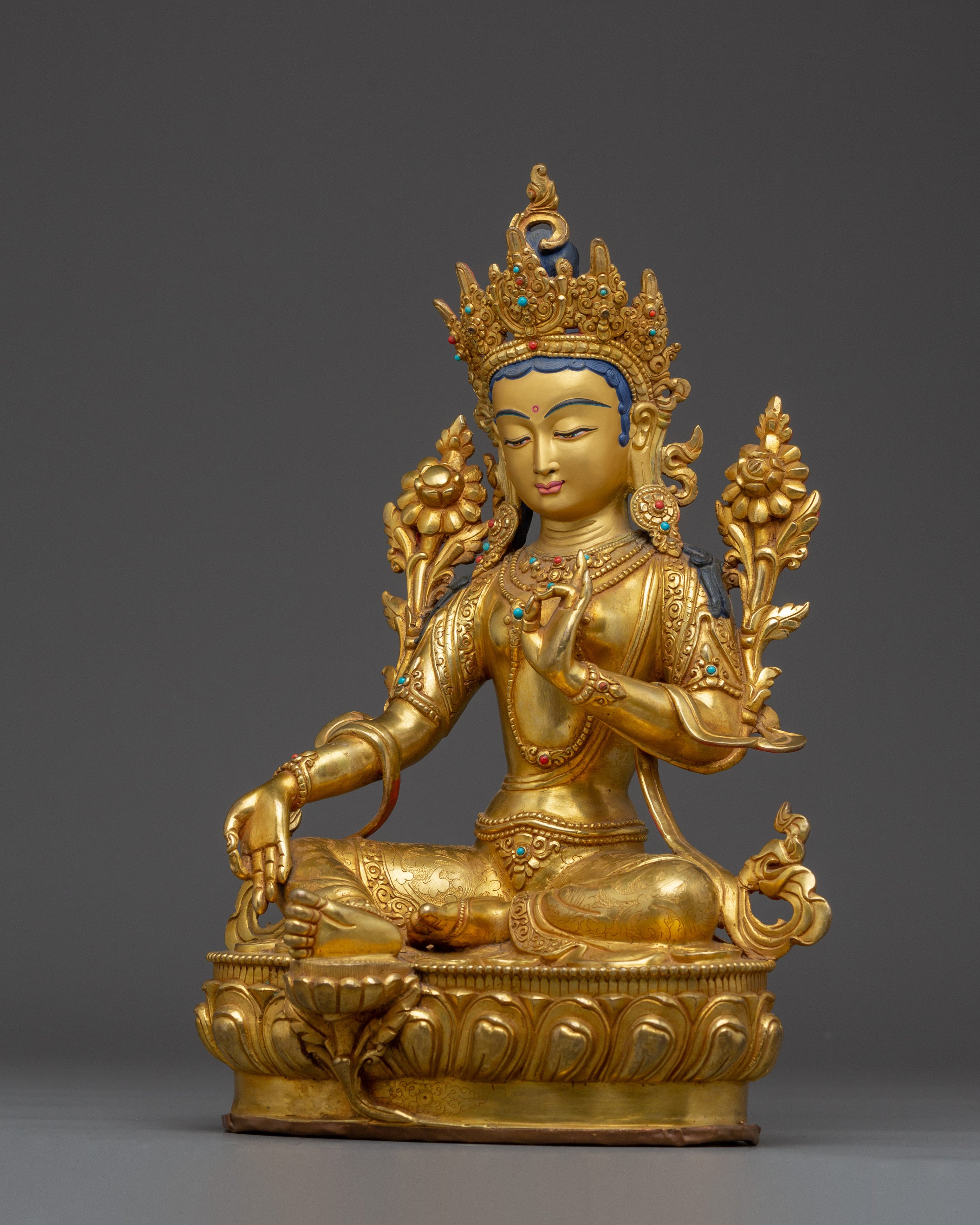 Tibetan Goddess Green Tara Artwork | Enlightened Tara