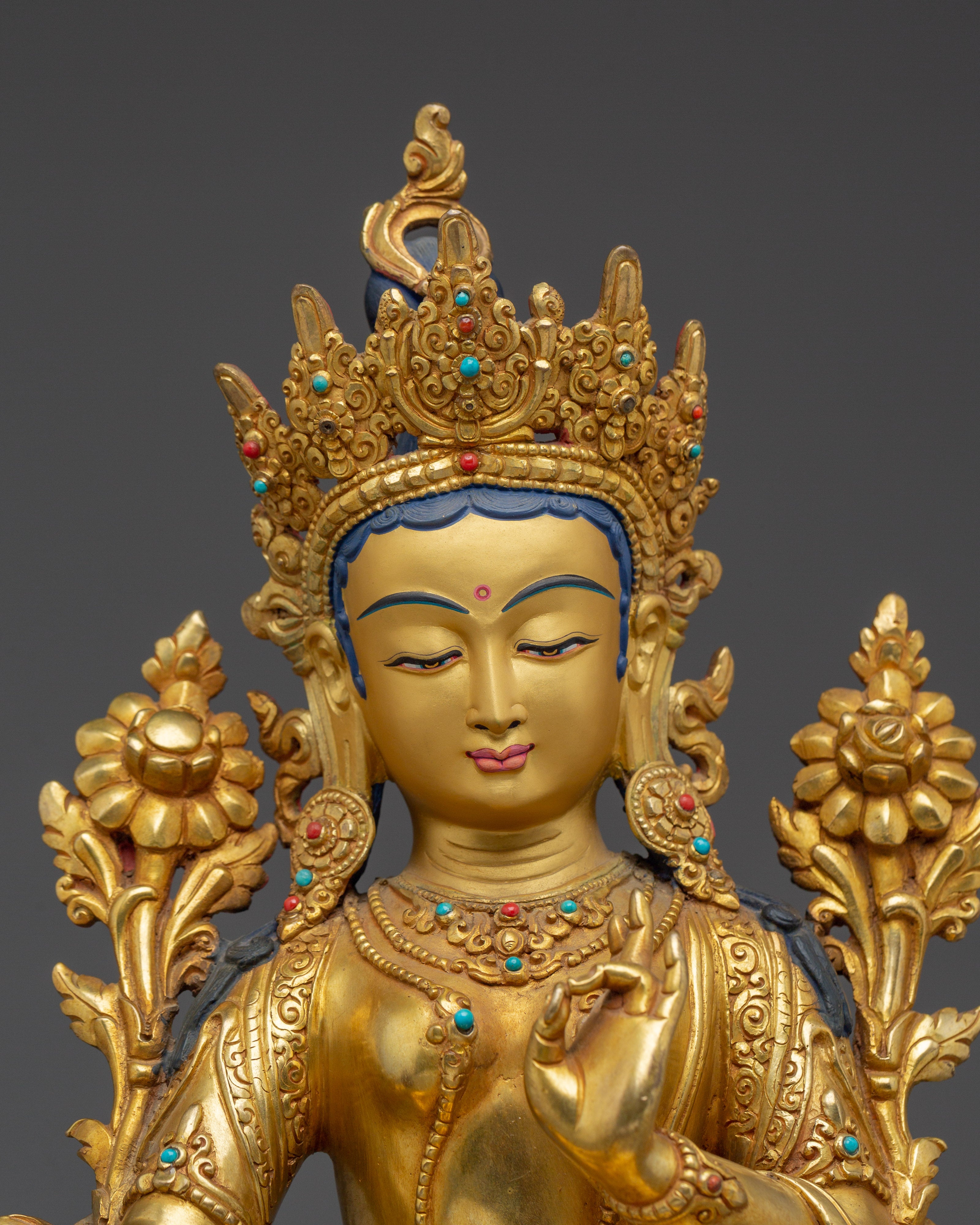 Tibetan Goddess Green Tara Artwork | Enlightened Tara