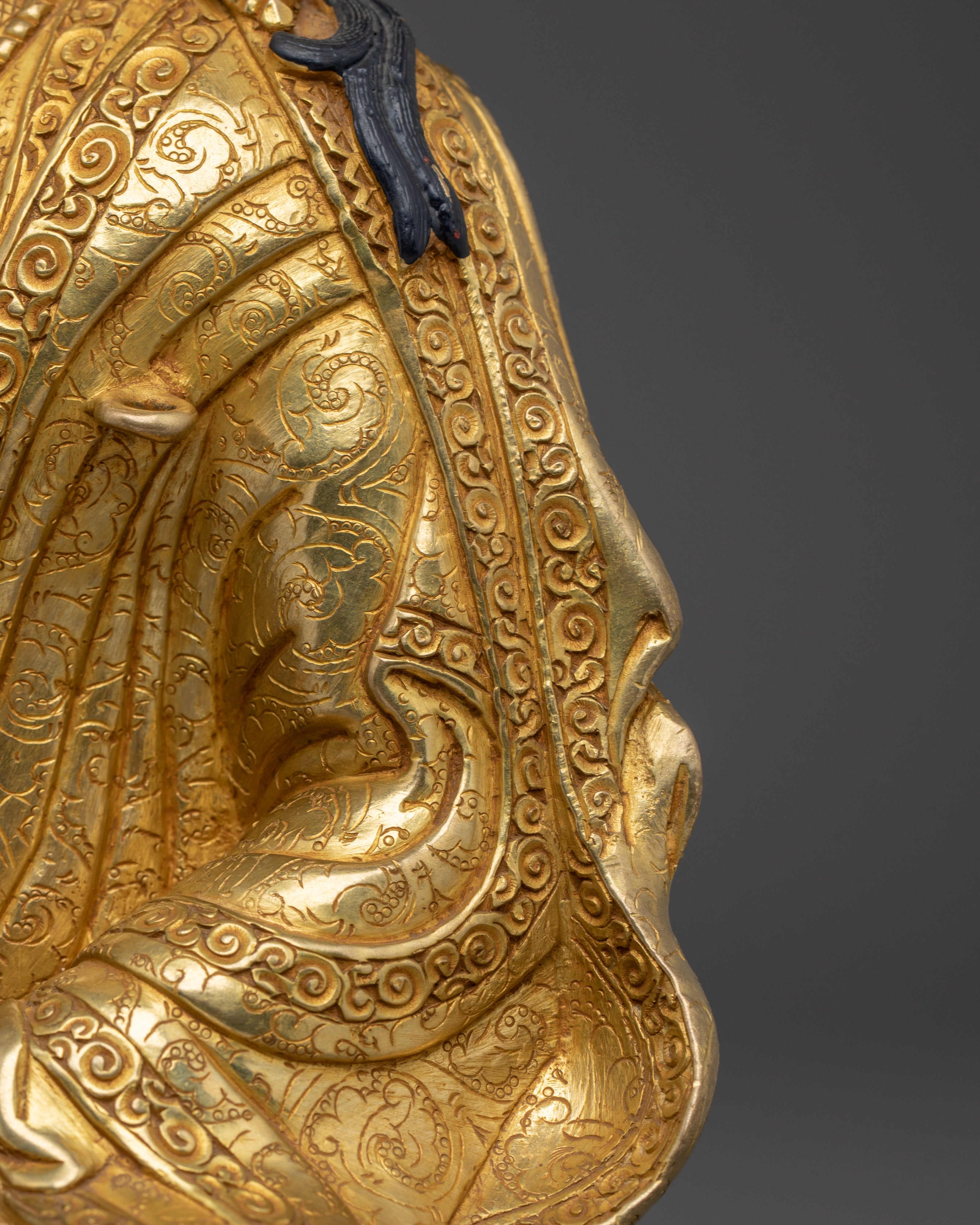 Golden Guru Tsokye Dorje Sculpture | The Heart of Vajrayana Buddhism