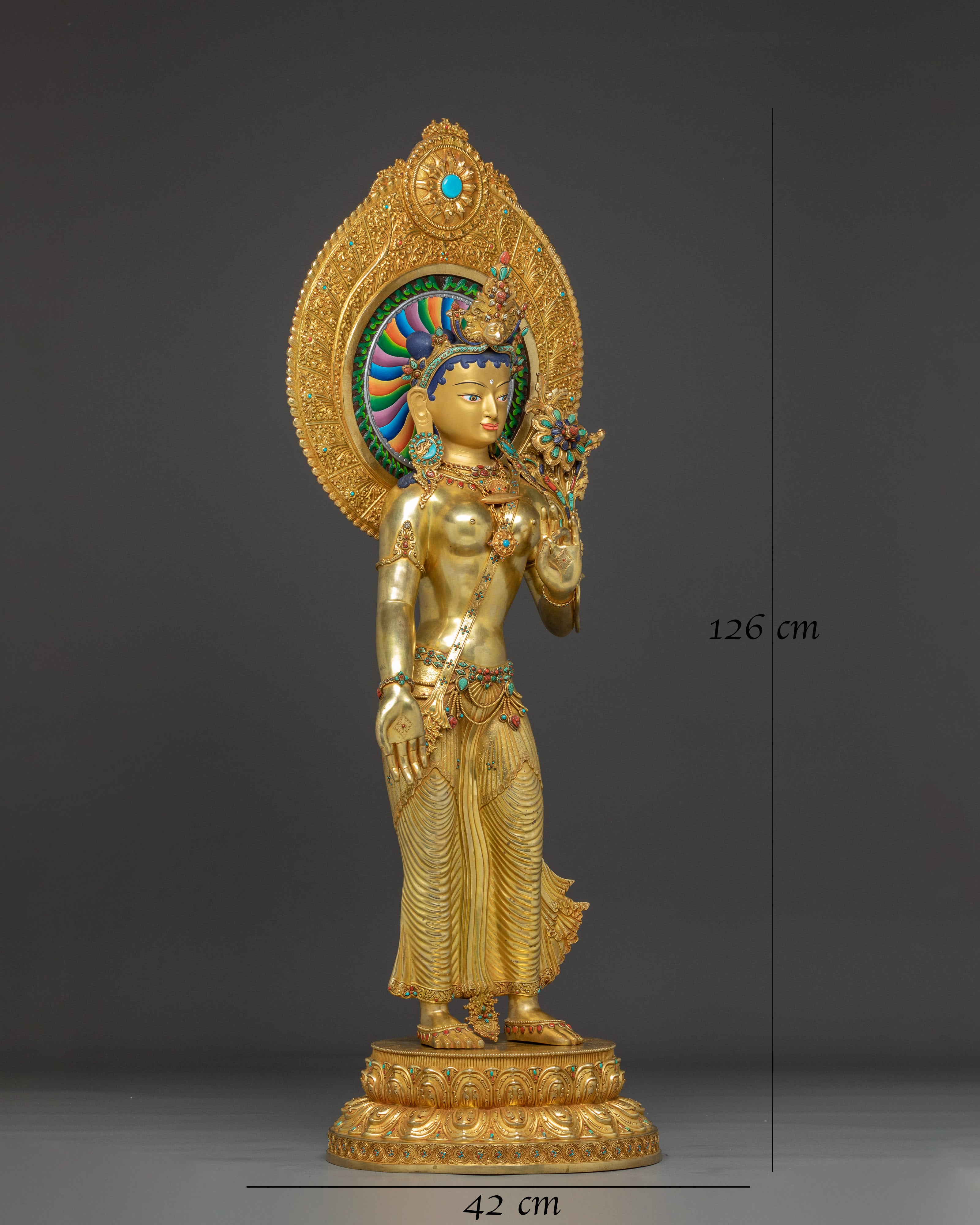 sacred-standing-green-tara-statue
