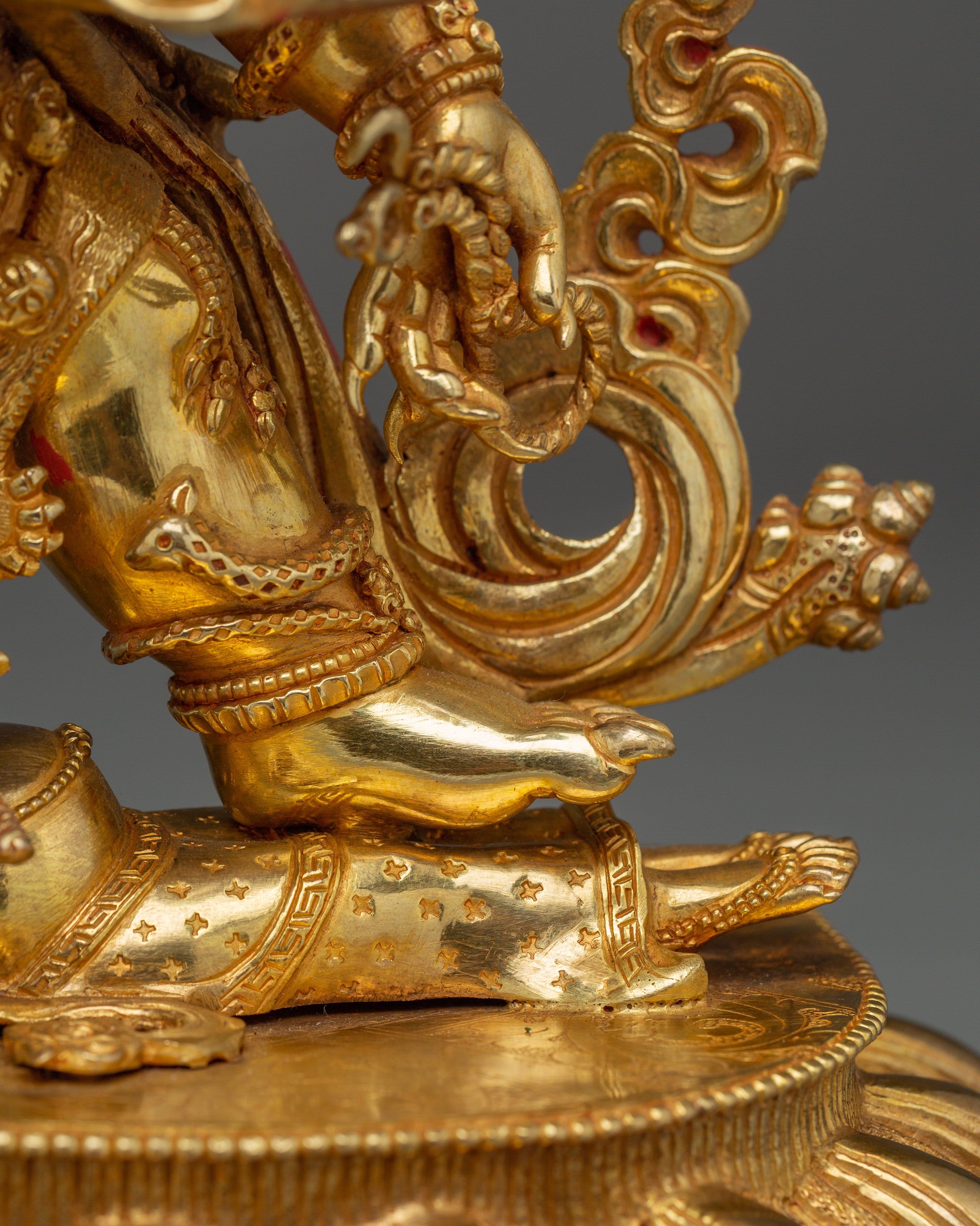 Tibetan Six Armed Mahakala Statue | Wrathful Vajrayana Deity