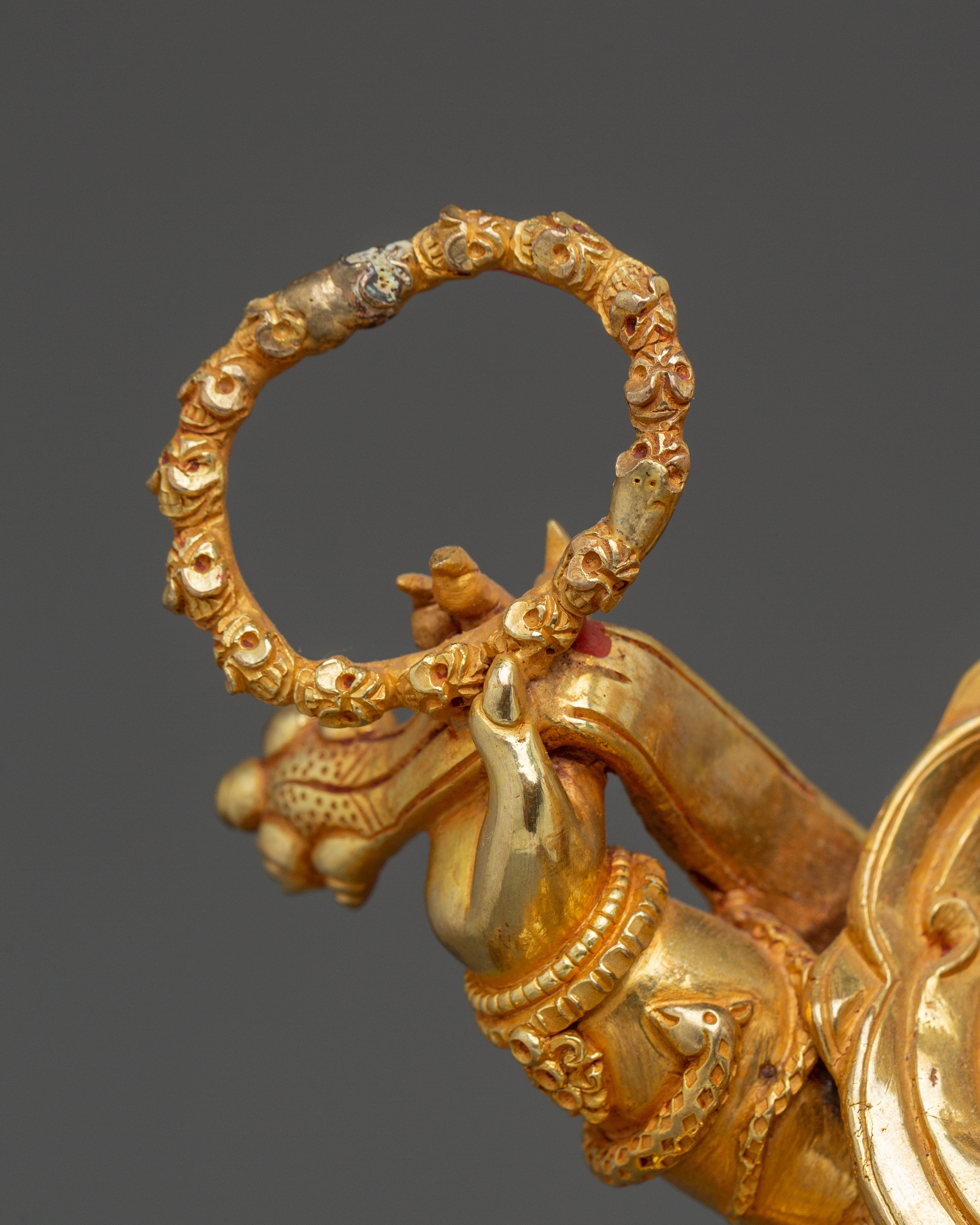 Tibetan Six Armed Mahakala Statue | Wrathful Vajrayana Deity