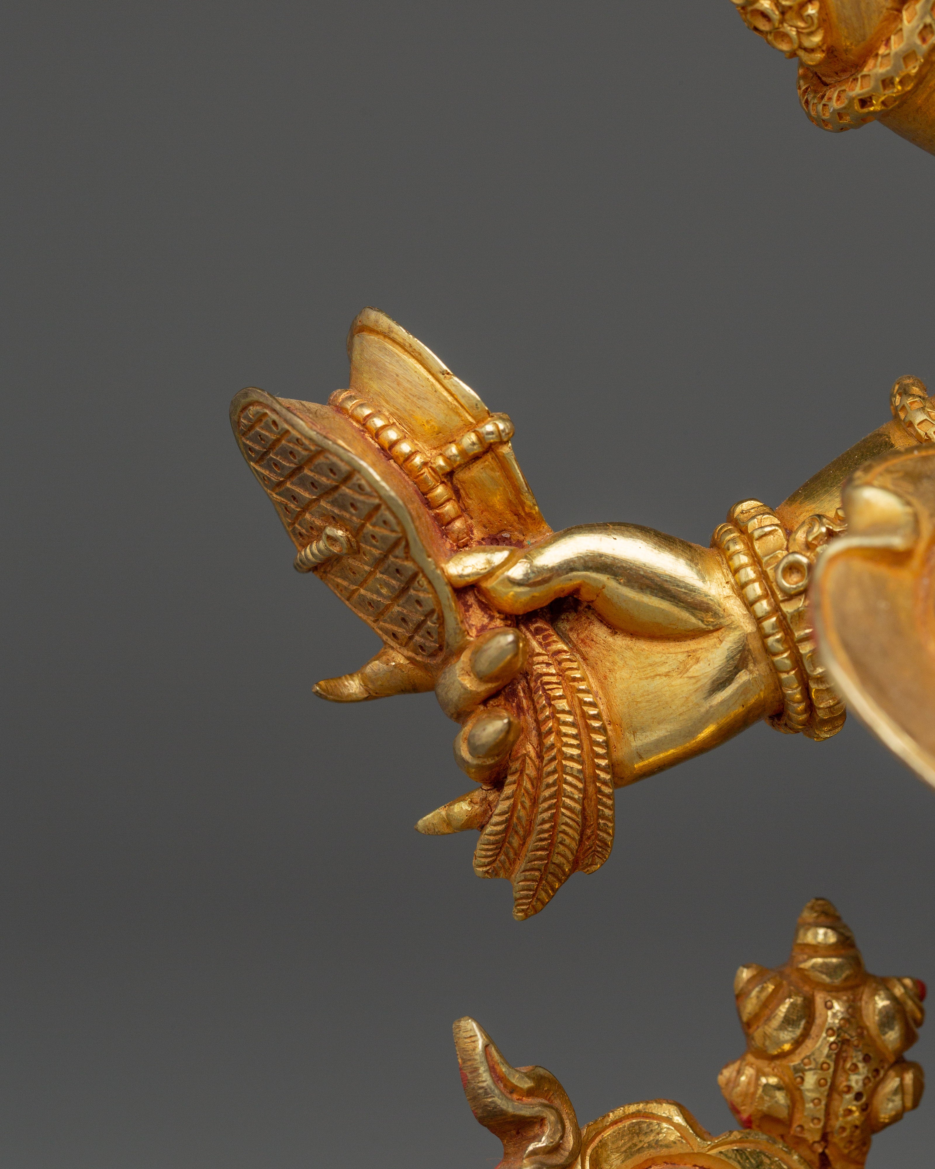 Tibetan Six Armed Mahakala Statue | Wrathful Vajrayana Deity