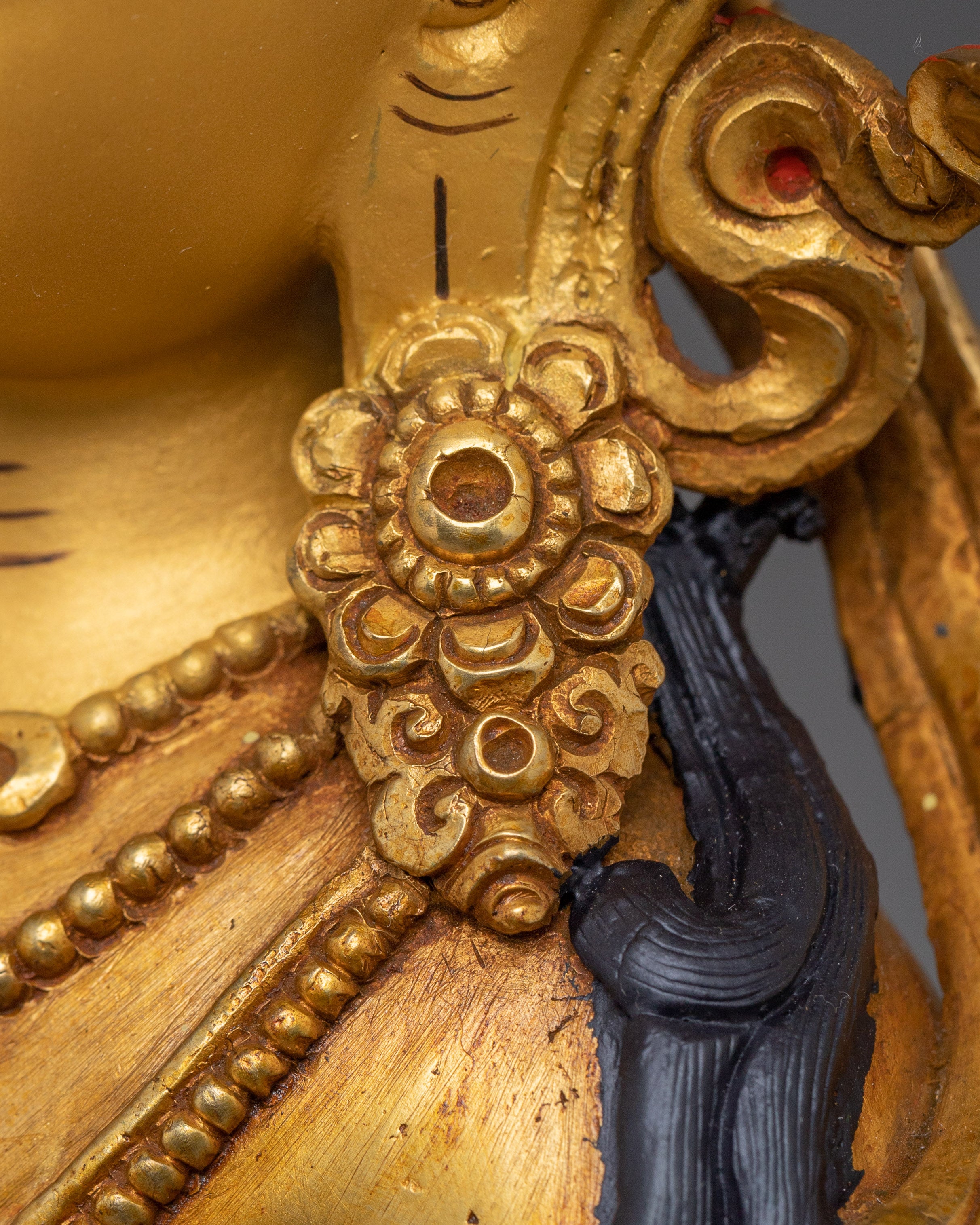 Vajrasattva, Deity of Pure Light | Gold Gilded Tibetan Statue