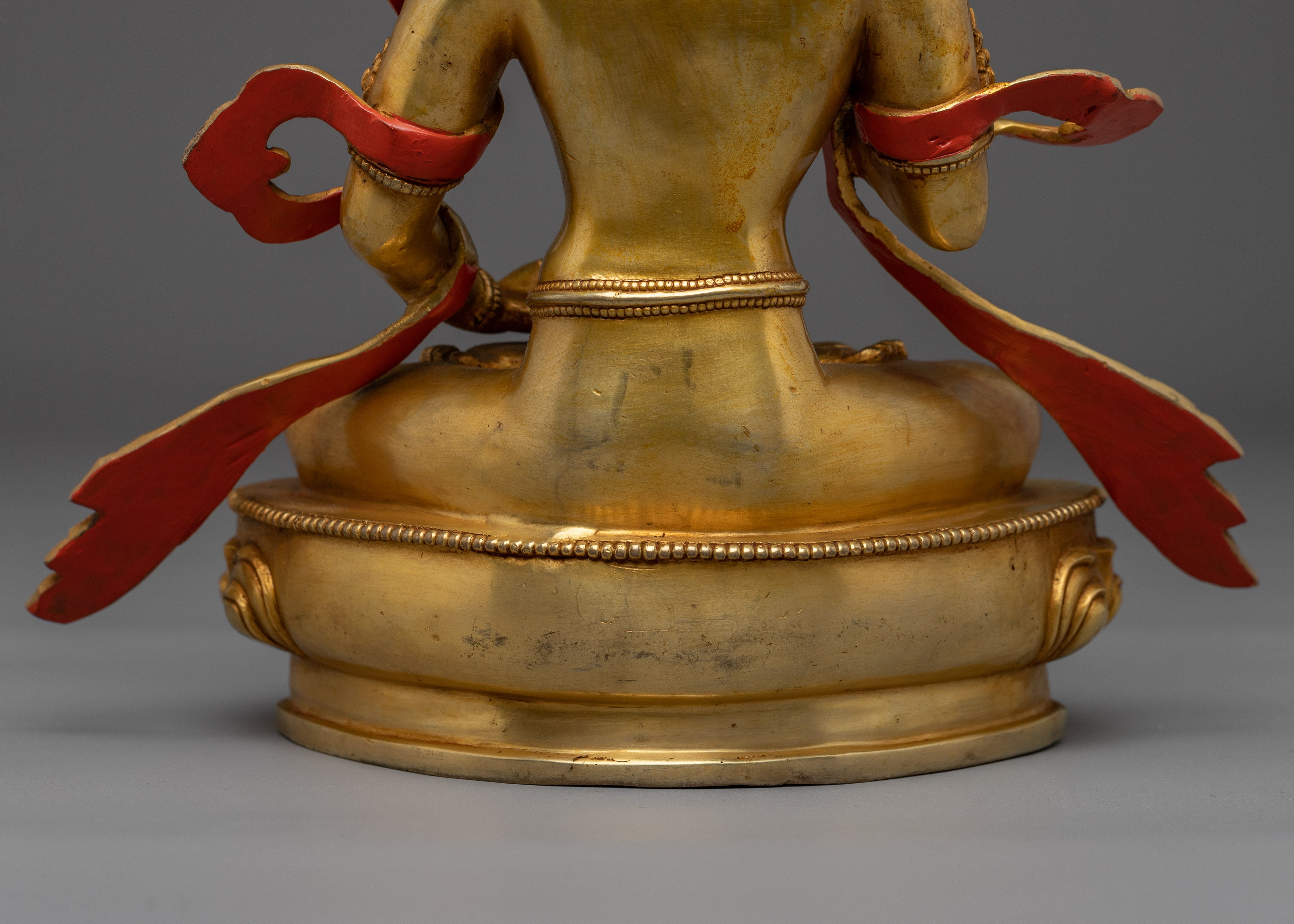 Vajrasattva, Deity of Pure Light | Gold Gilded Tibetan Statue