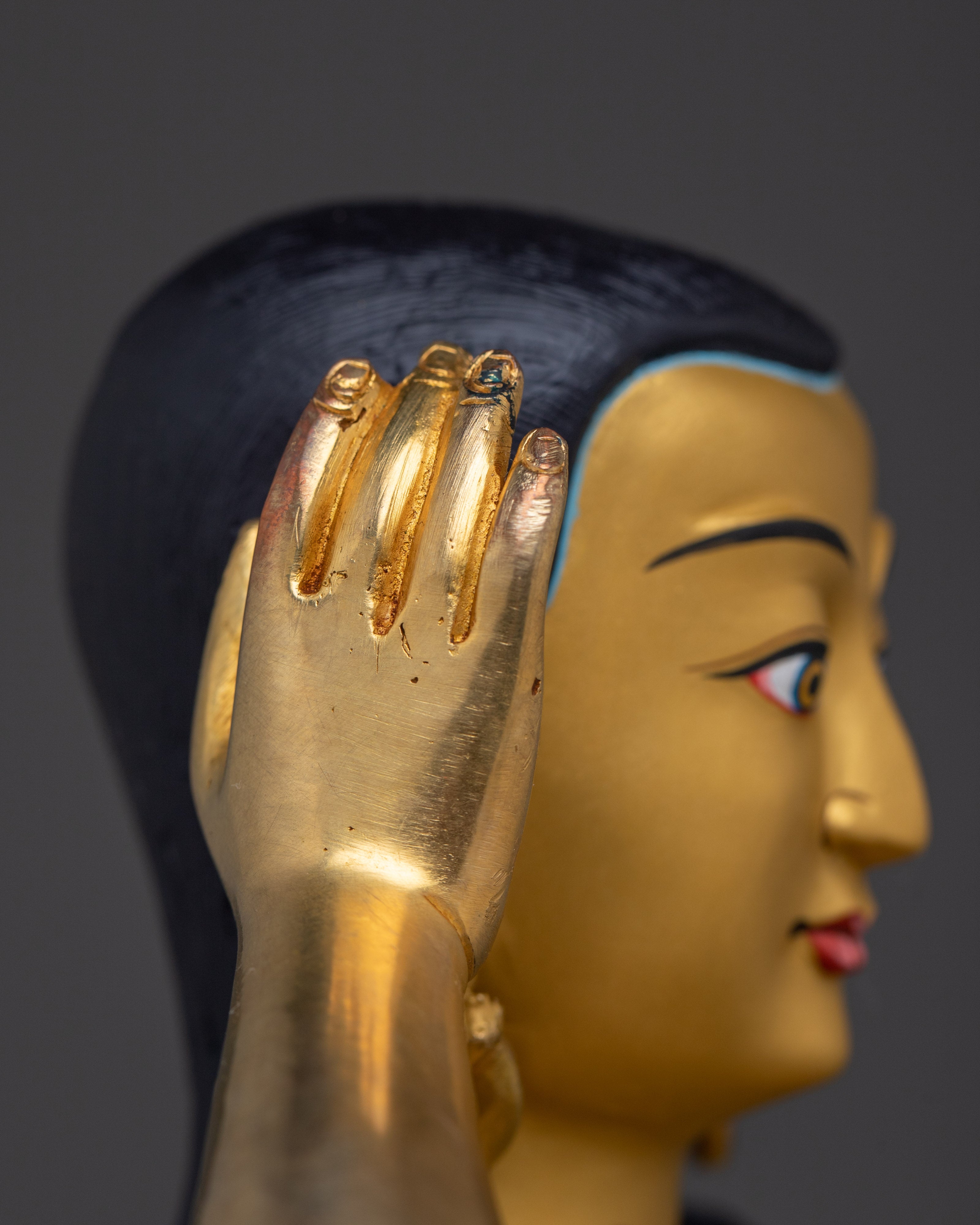 Milarepa Statue: Tibetan Buddhist Yogi