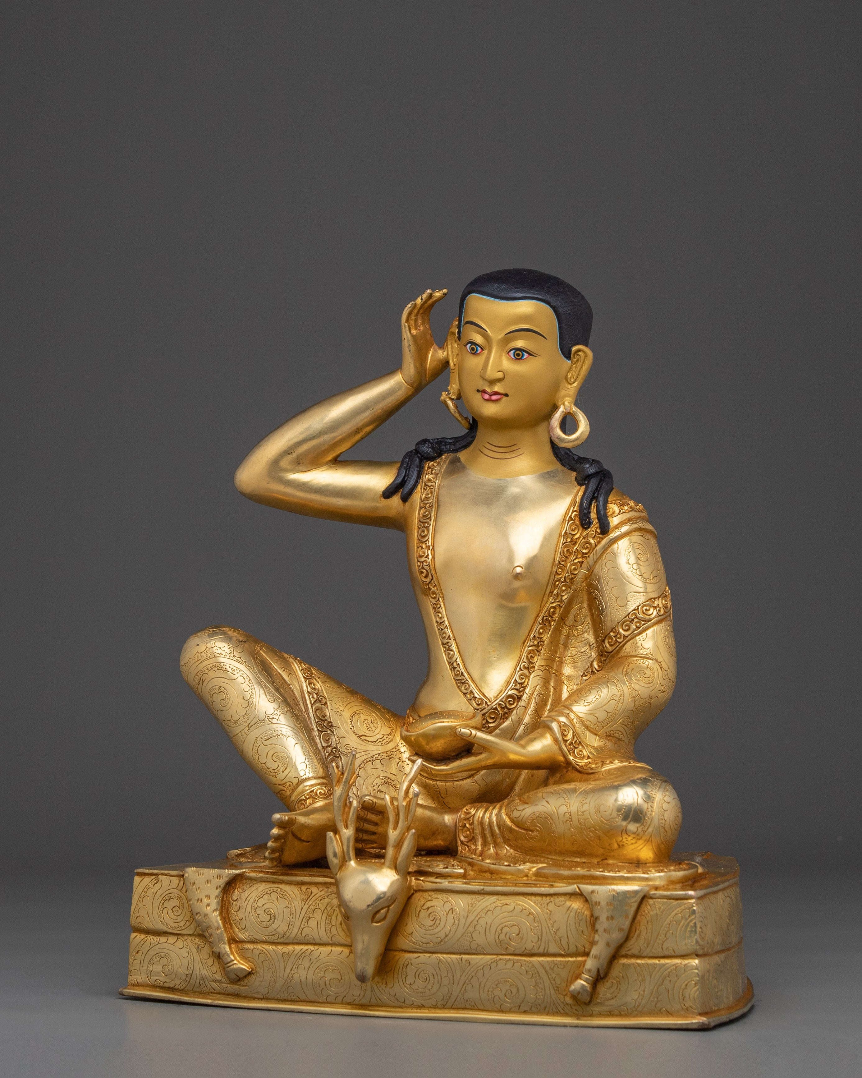 Milarepa Statue: Tibetan Buddhist Yogi