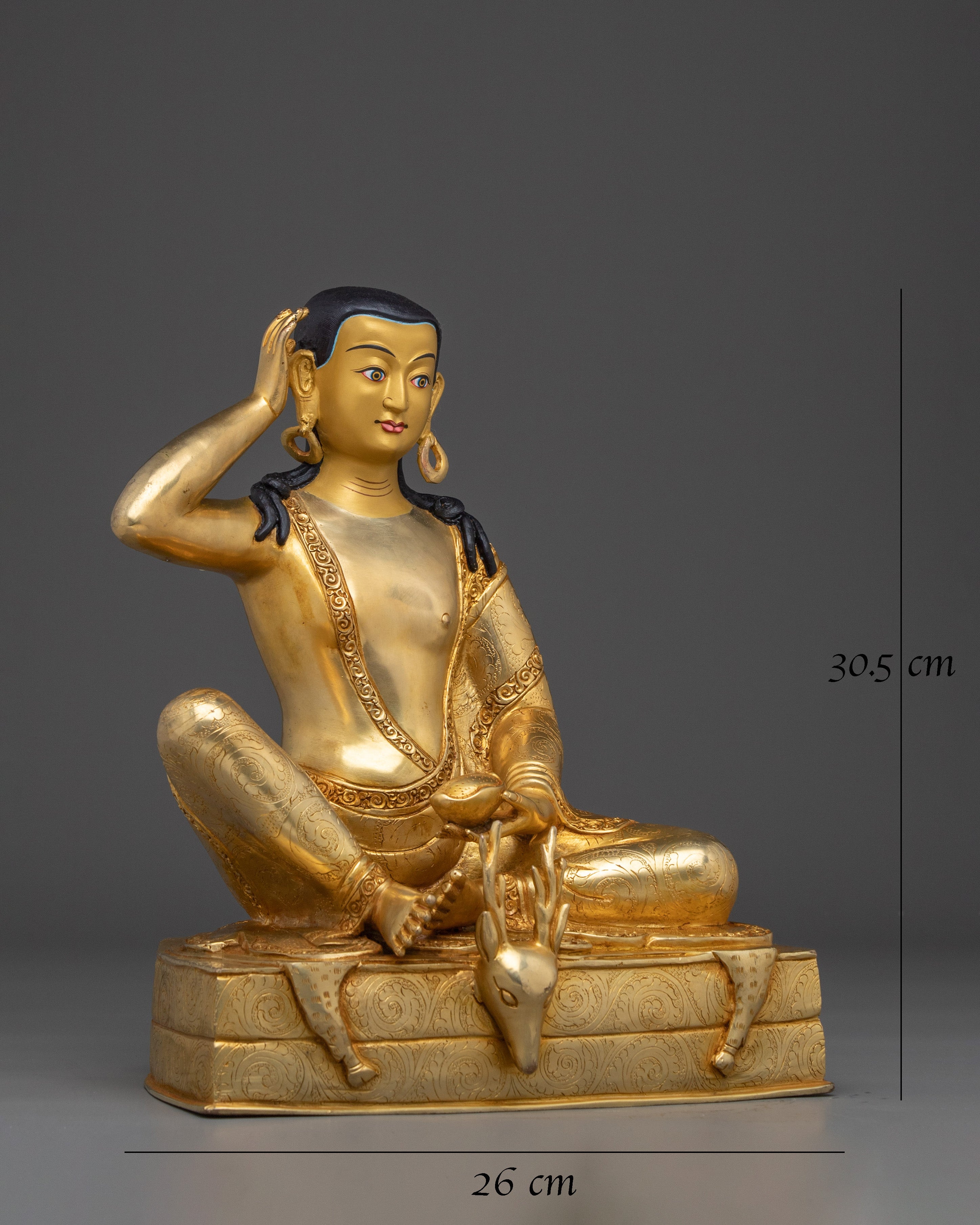 Milarepa Statue: Tibetan Buddhist Yogi