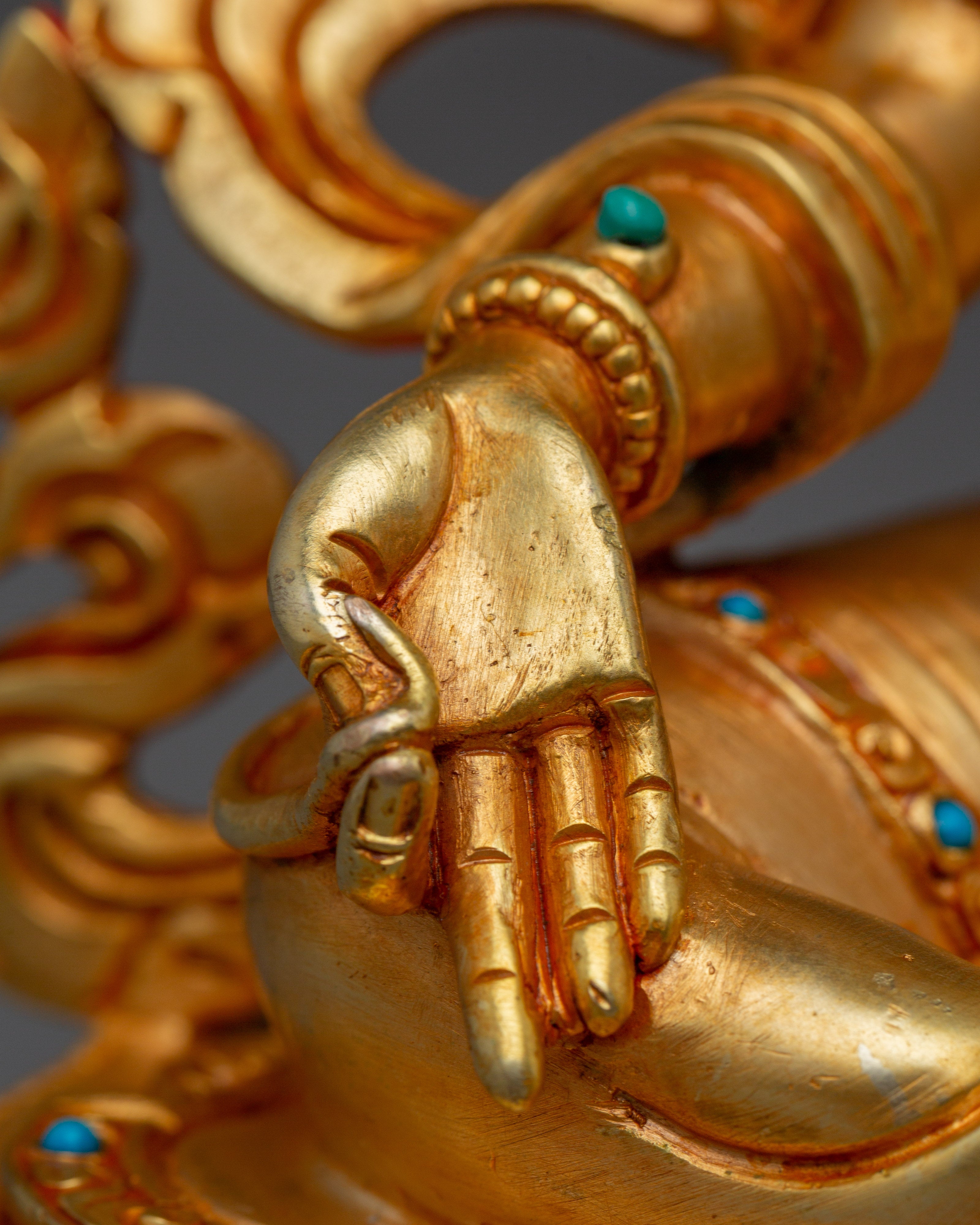 Goddess Golden Green Tara Artwork | Enlightened Tara