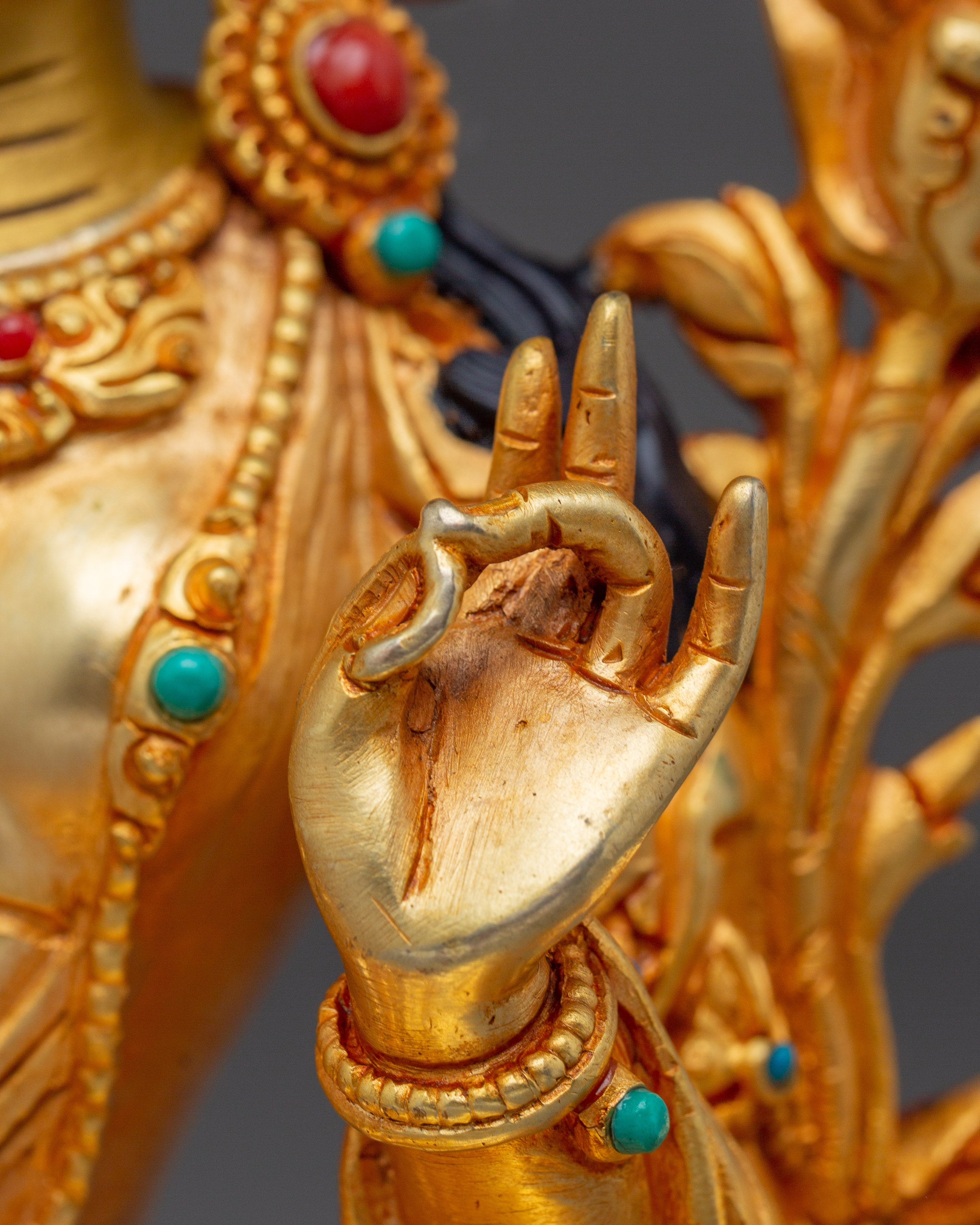 Goddess Golden Green Tara Artwork | Enlightened Tara